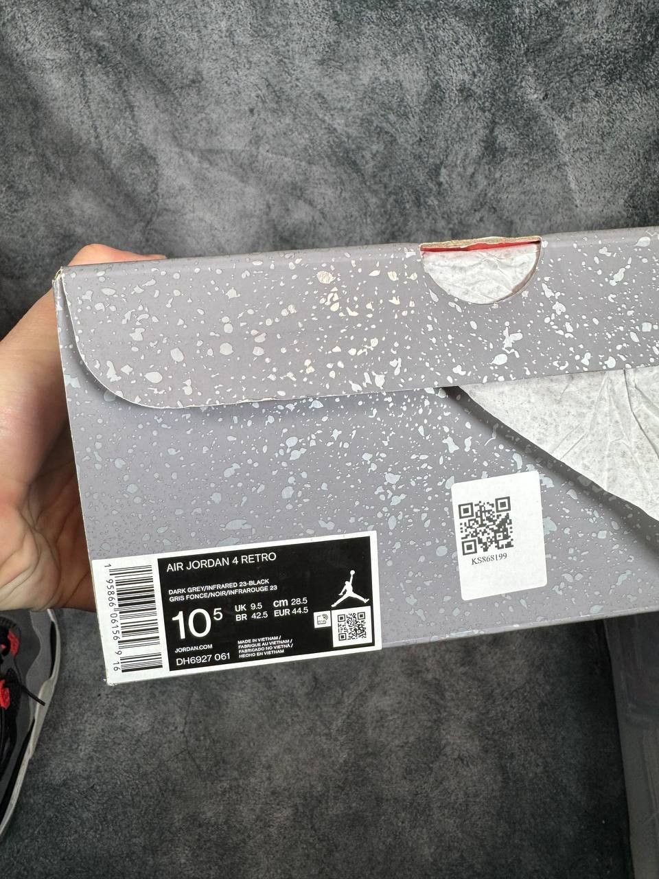 Jordan Brand Size 11.5 | Jordan 4 Infrared With Box | Pre-Owned Size US 11.5 / EU 44-45 - 6 Thumbnail