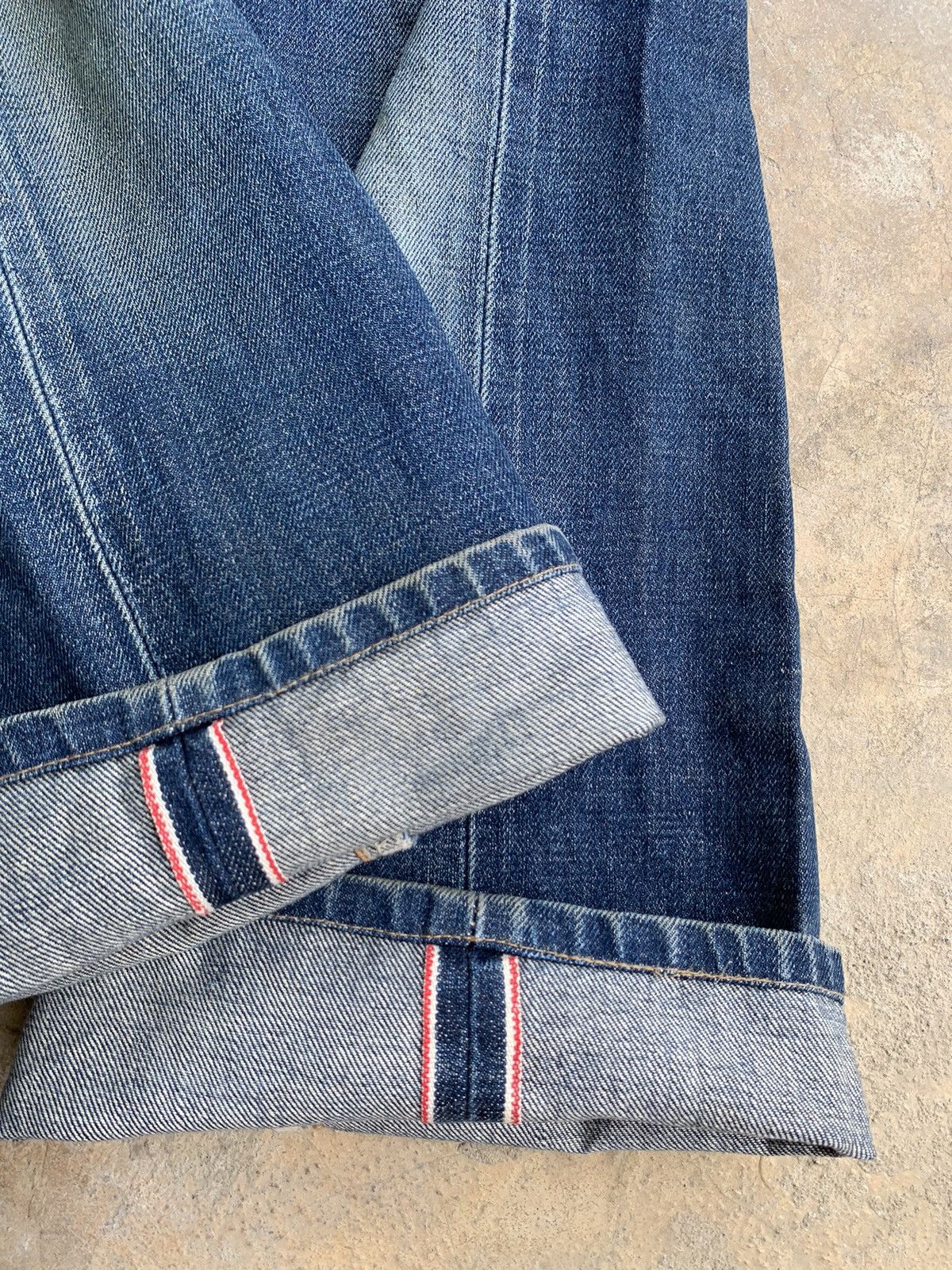 Edwin × Japanese Brand Vintage Edwin 505SX Selvedge distressed denim Size US 28 / EU 44 - 6 Thumbnail
