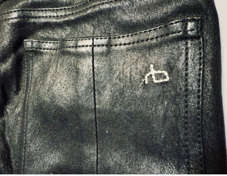 Rag & Bone rag & bone / JEAN Black Lamb Leather Skinny Pants – Size 24 Size 24" / US 00 / IT 34 - 8 Thumbnail