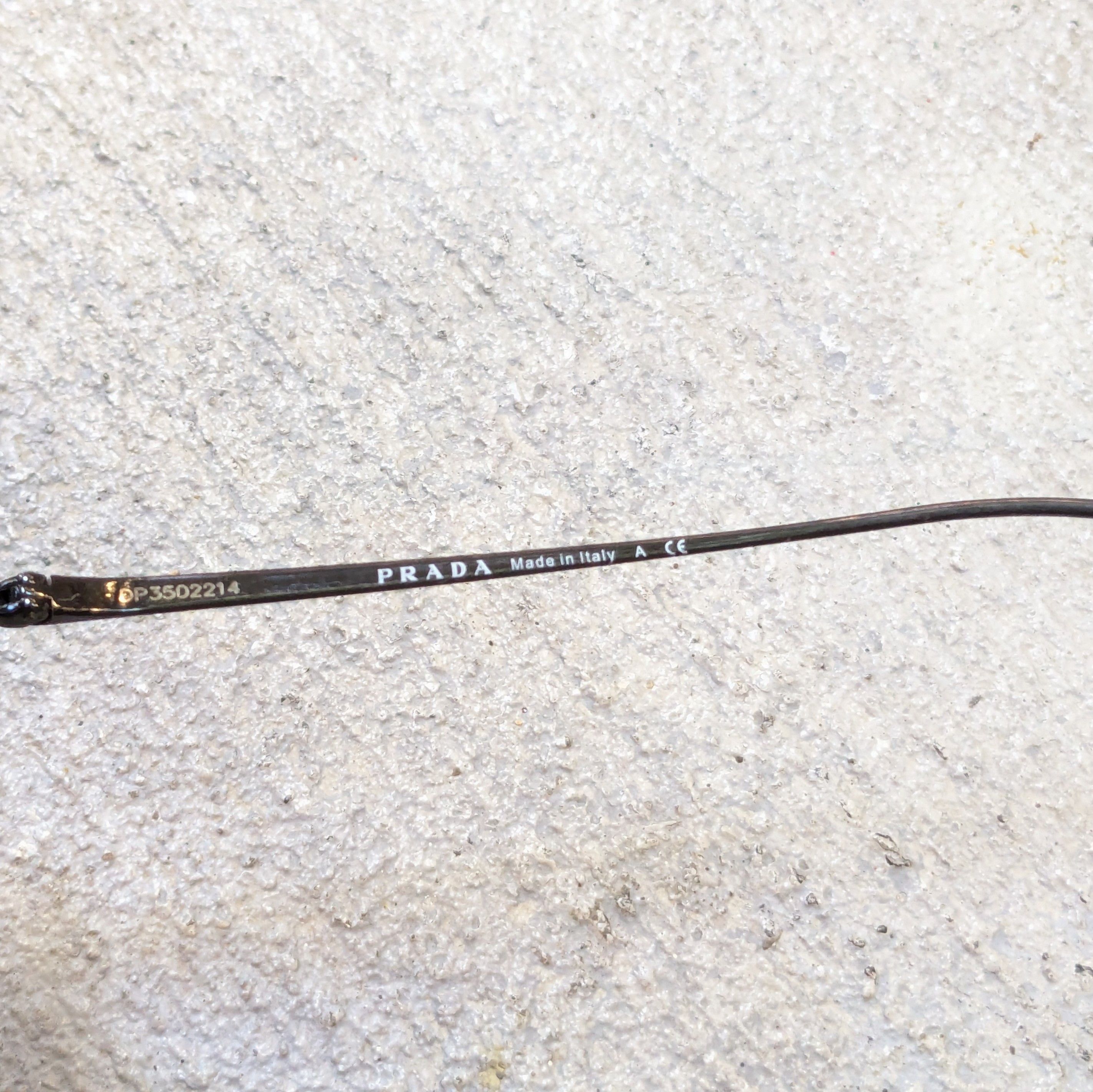 Prada Prada Sunglasses SPR61V Rainbow Mirrored Wire Rimless Size ONE SIZE - 14 Thumbnail