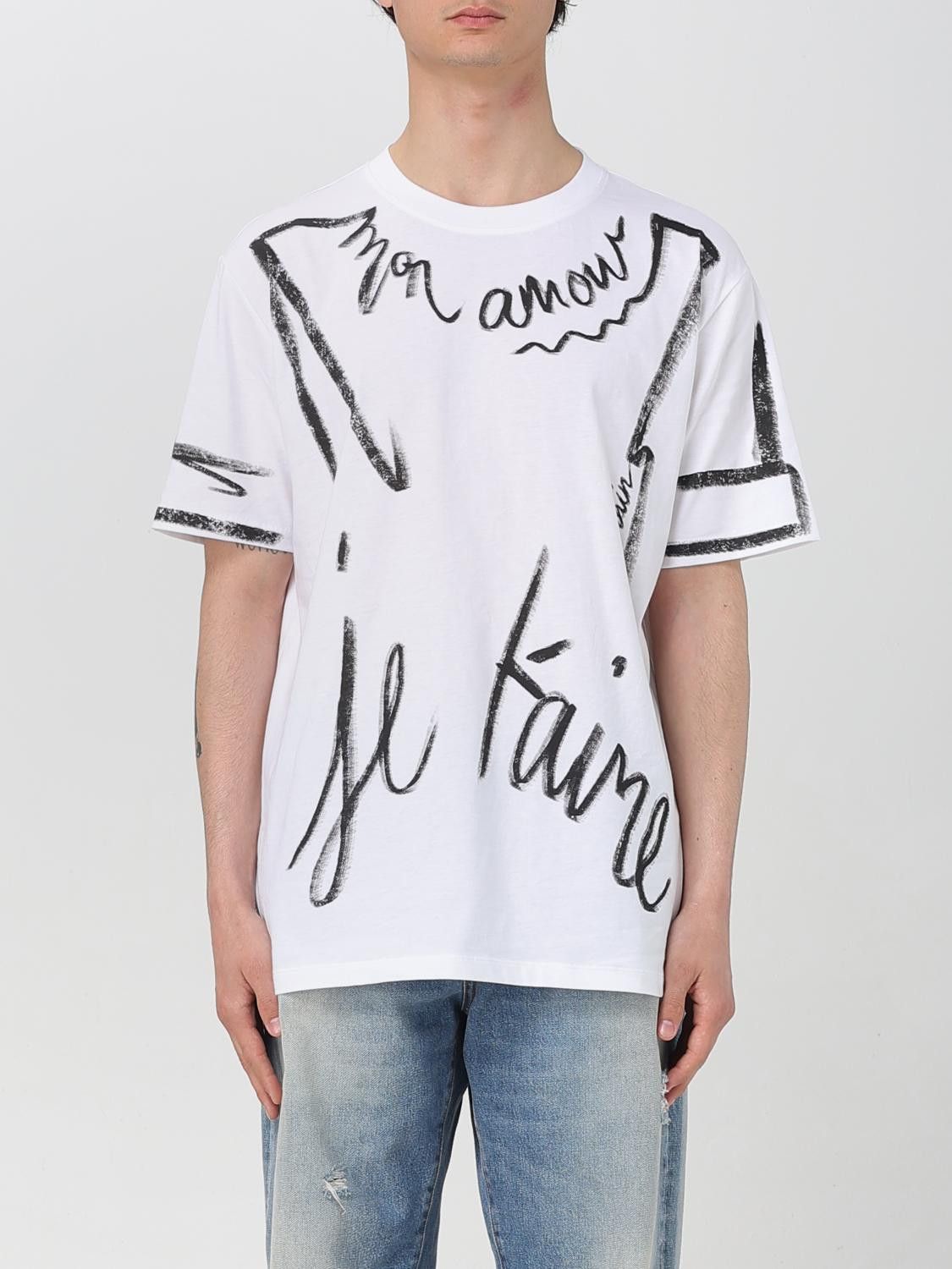 Balmain BALMAIN Men T-Shirts EH1GC026BC94 GAB White | Grailed