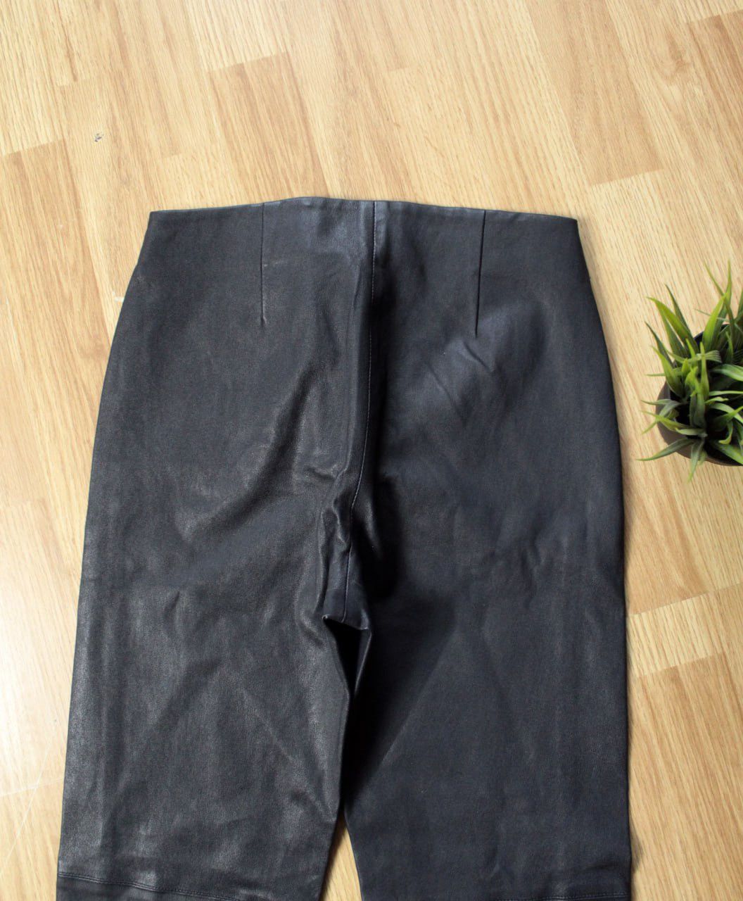 Lauren Ralph Lauren × Polo Ralph Lauren × Ralph Lauren Black Label 🔥 Lauren Ralph Lauren Skinny Leather Ankle Pants Stretch Size 27" / US 4 / IT 40 - 13 Thumbnail