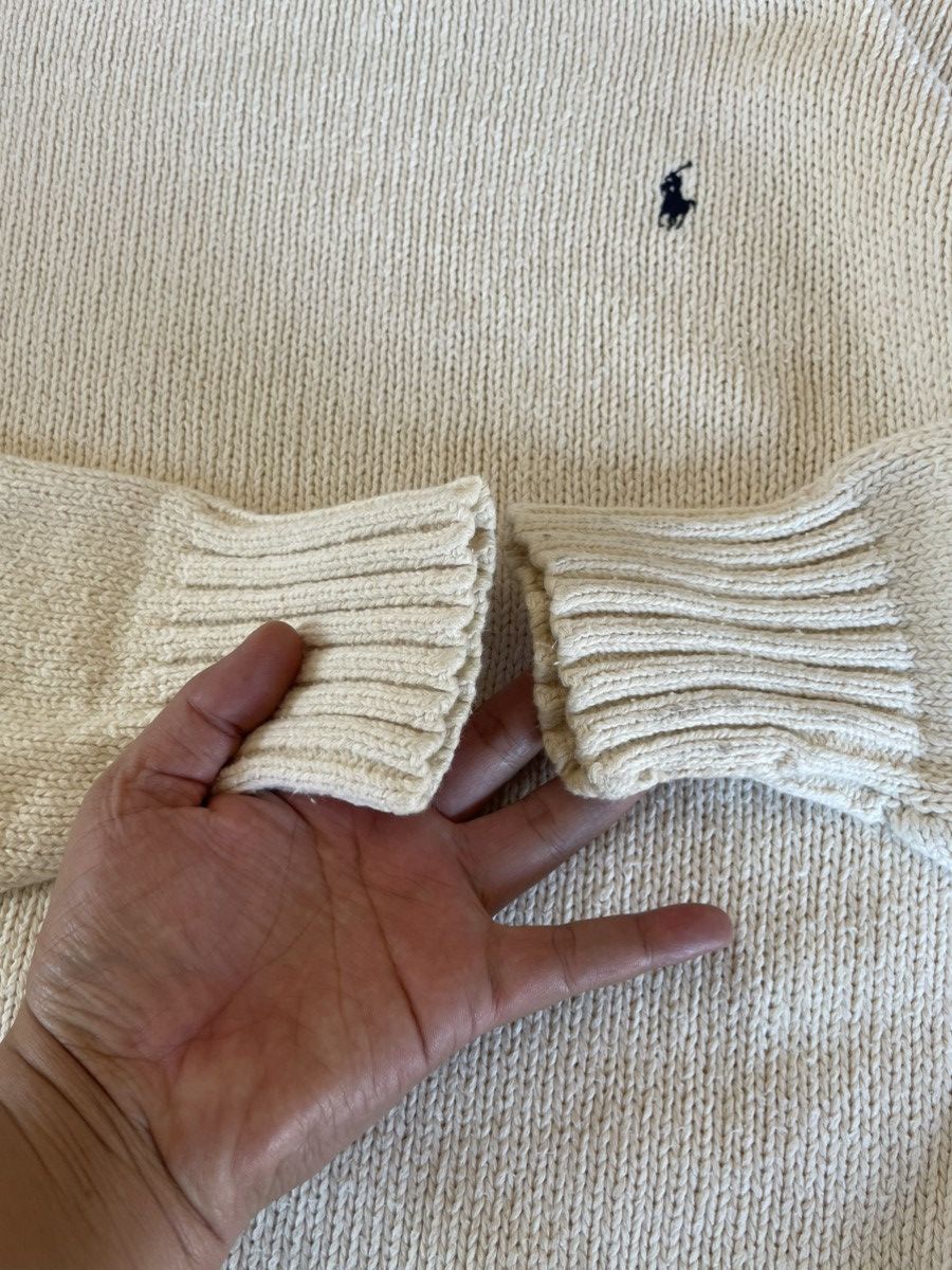 Polo Ralph Lauren 90s Vintage Polo Ralph Lauren Sweater Cable Knit Jumper Size US XL / EU 56 / 4 - 5 Thumbnail