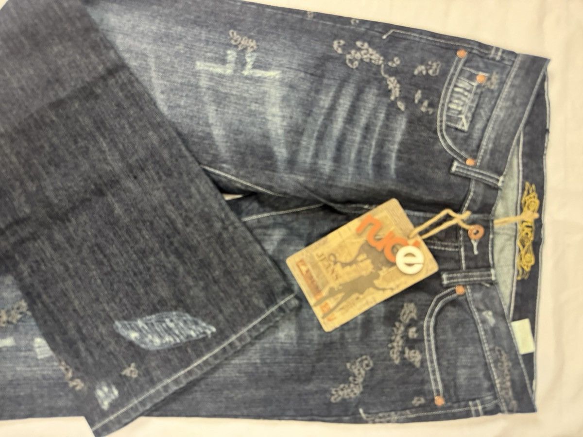 Rude Embroidered Low Rise Bootcut Flared - W28 L34 Size 28" / US 6 / IT 42 - 9 Thumbnail