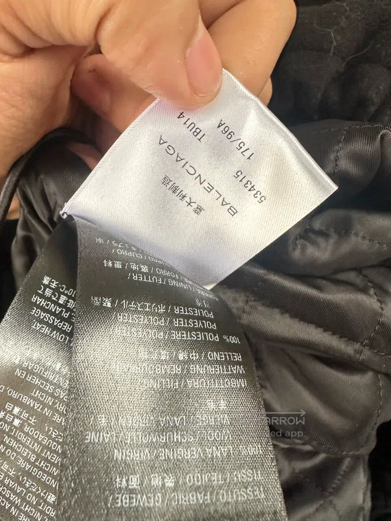 Balenciaga Balenciaga Classic letter wool zip-up heavy-duty cotton ja Size US M / EU 48-50 / 2 - 7 Thumbnail