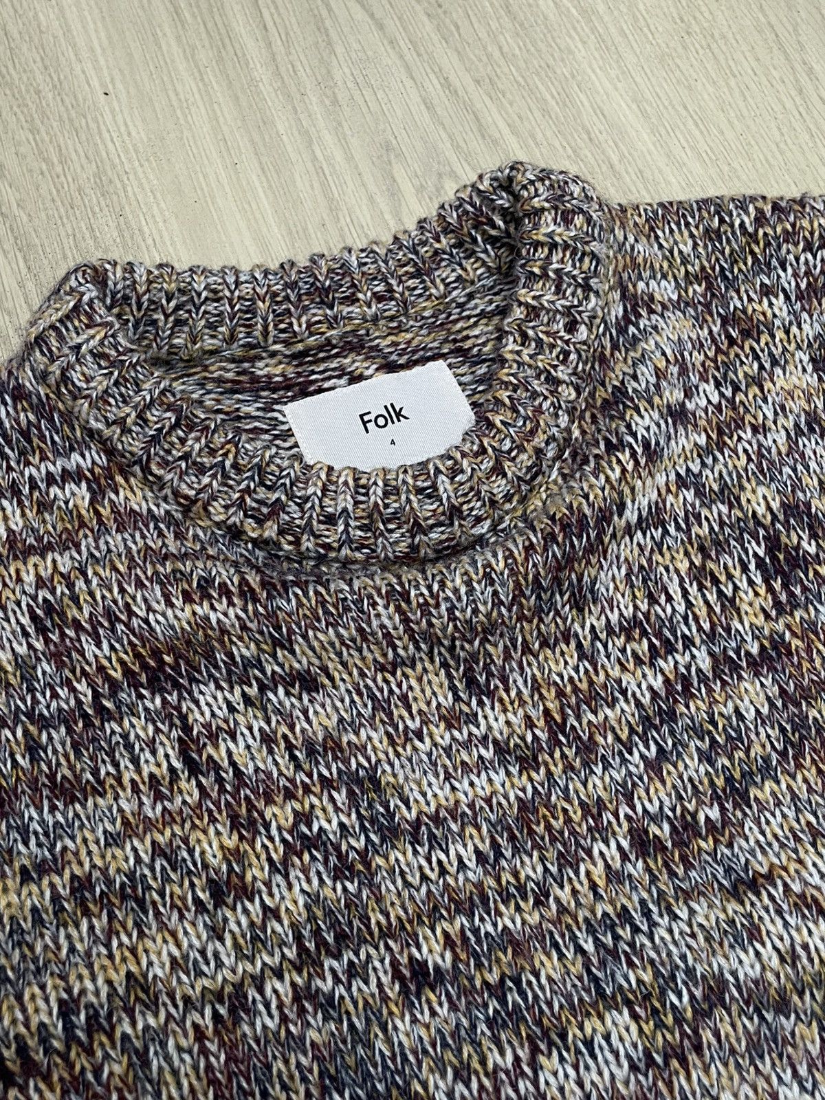 Folk Folk heavy designer knitwear rare archive fashion rare Size US L / EU 52-54 / 3 - 3 Thumbnail
