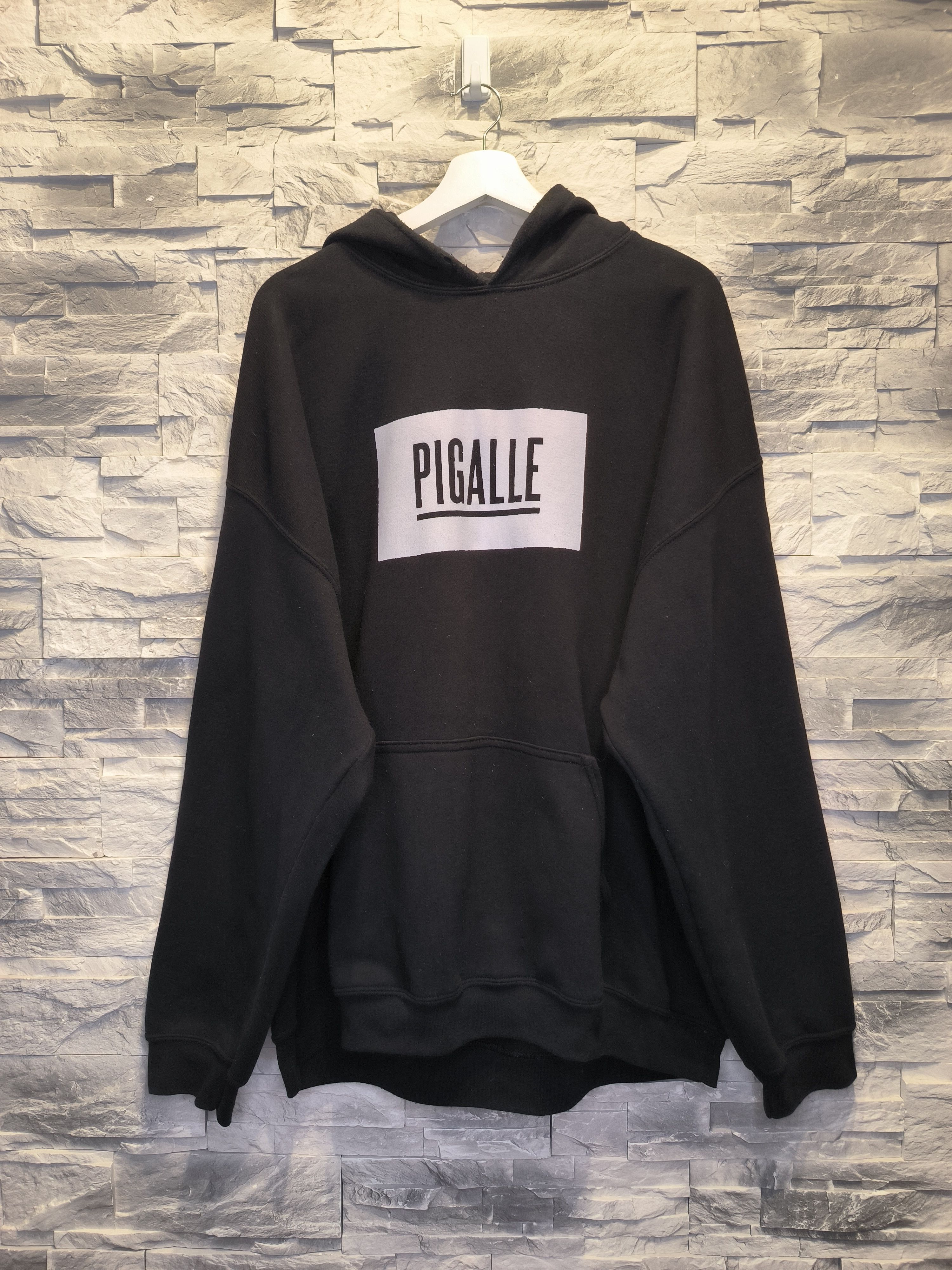Pigalle Pigalle Black Hoodie Logo Sweatshirt Size US XL / EU 56 / 4 - 1 Thumbnail