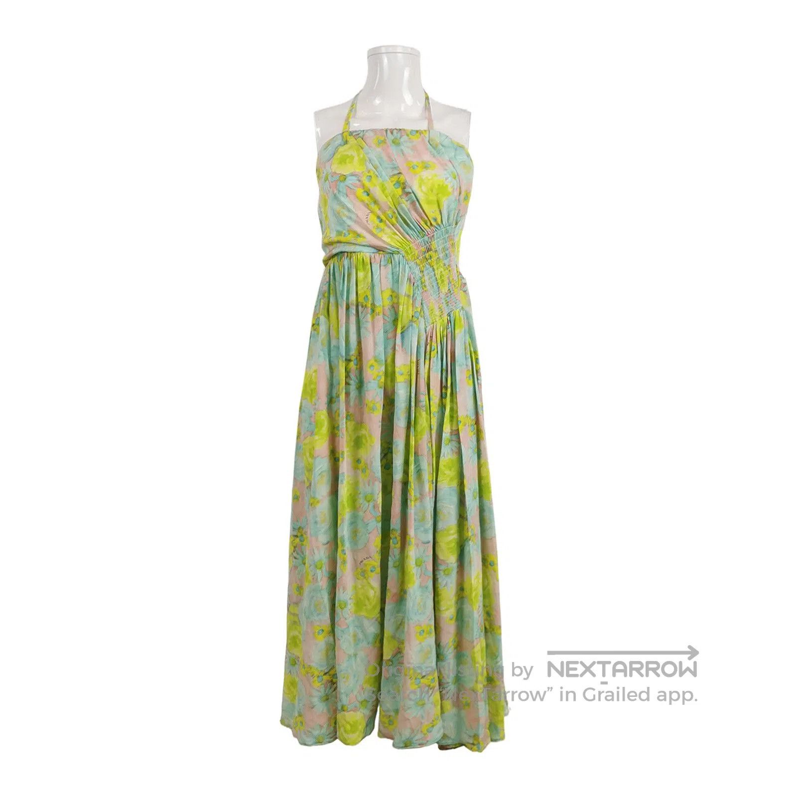 Prada Prada Colorful Silk Printed Maxi Dress . Size M / US 6-8 / IT 42-44 - 1 Thumbnail