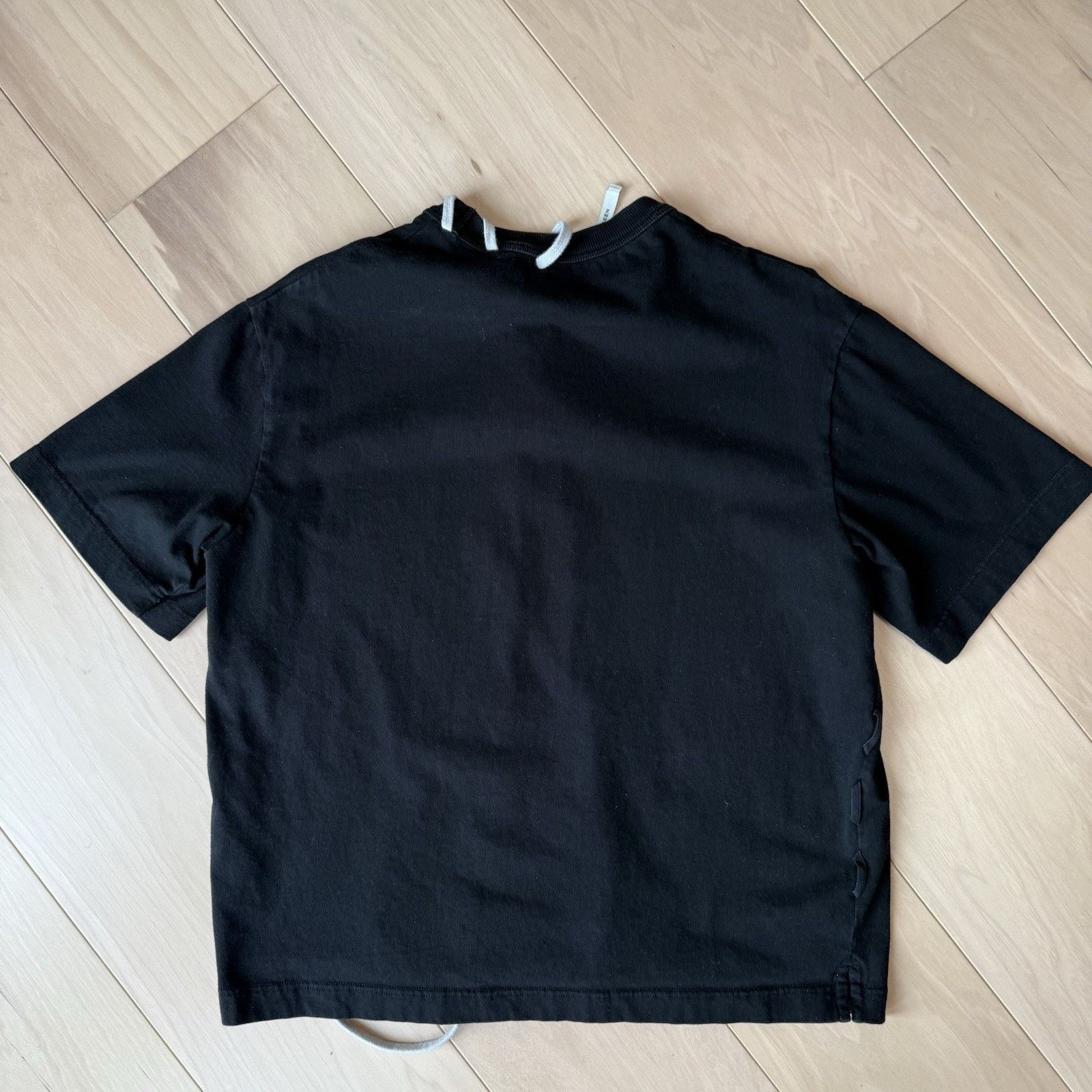 Craig Green Craig Green Laced Shirt Small Black New York Streetwear Size US S / EU 44-46 / 1 - 8 Thumbnail