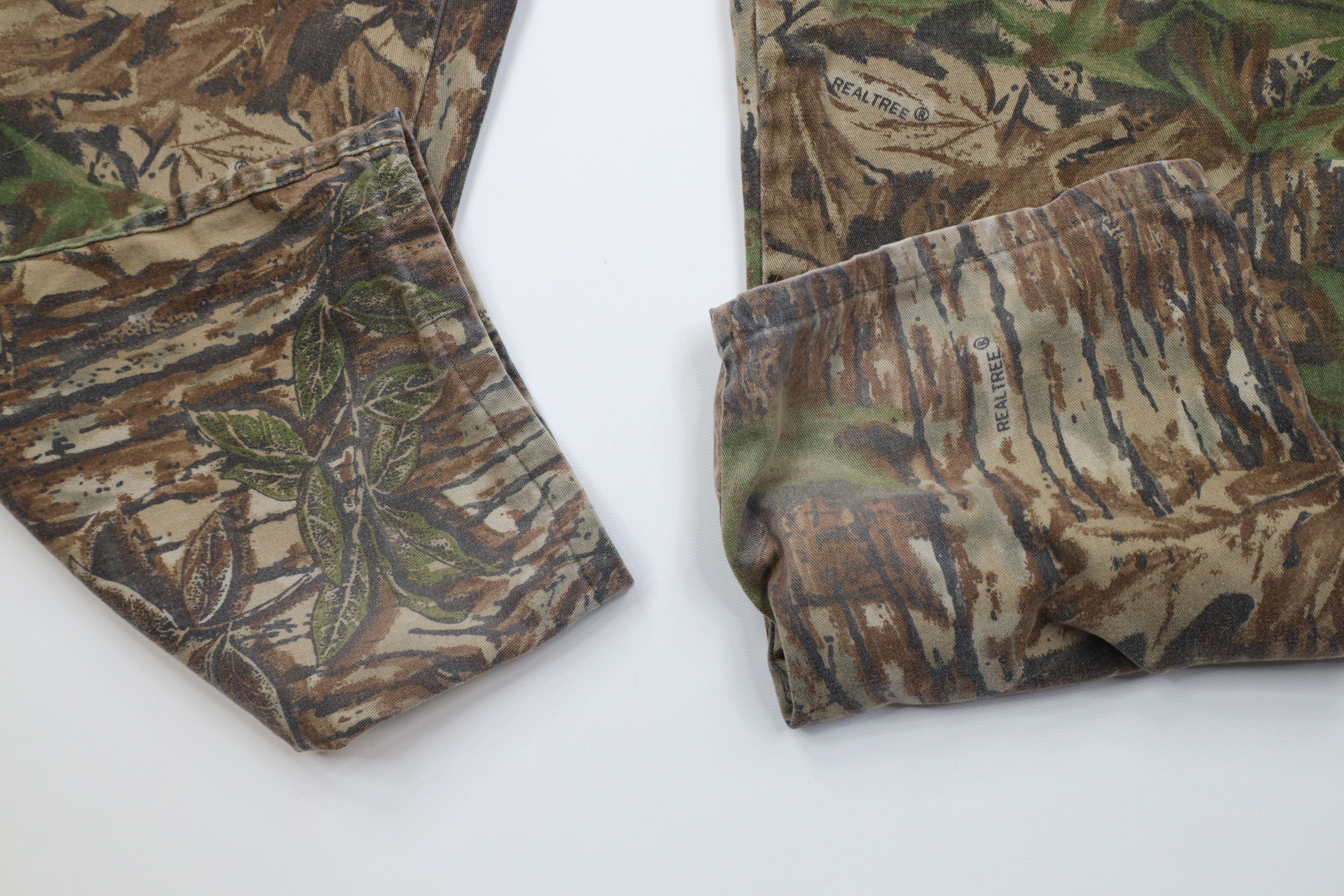 Vintage Vintage 90s Streetwear Camouflage Wide Leg Cargo Pants USA Size US 32 / EU 48 - 6 Thumbnail