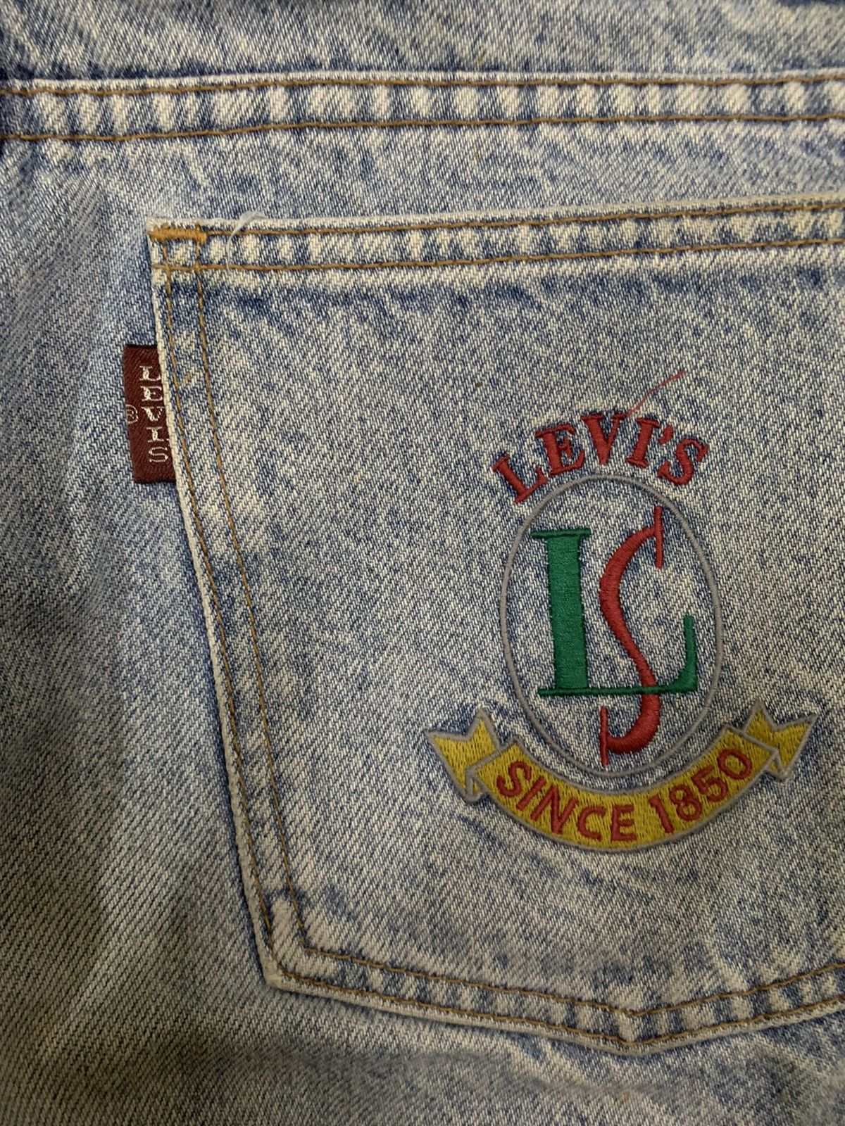 Levi's Vintage 1989s Levis Japan Original Riveted Big E Jeans Size US 32 / EU 48 - 14 Thumbnail