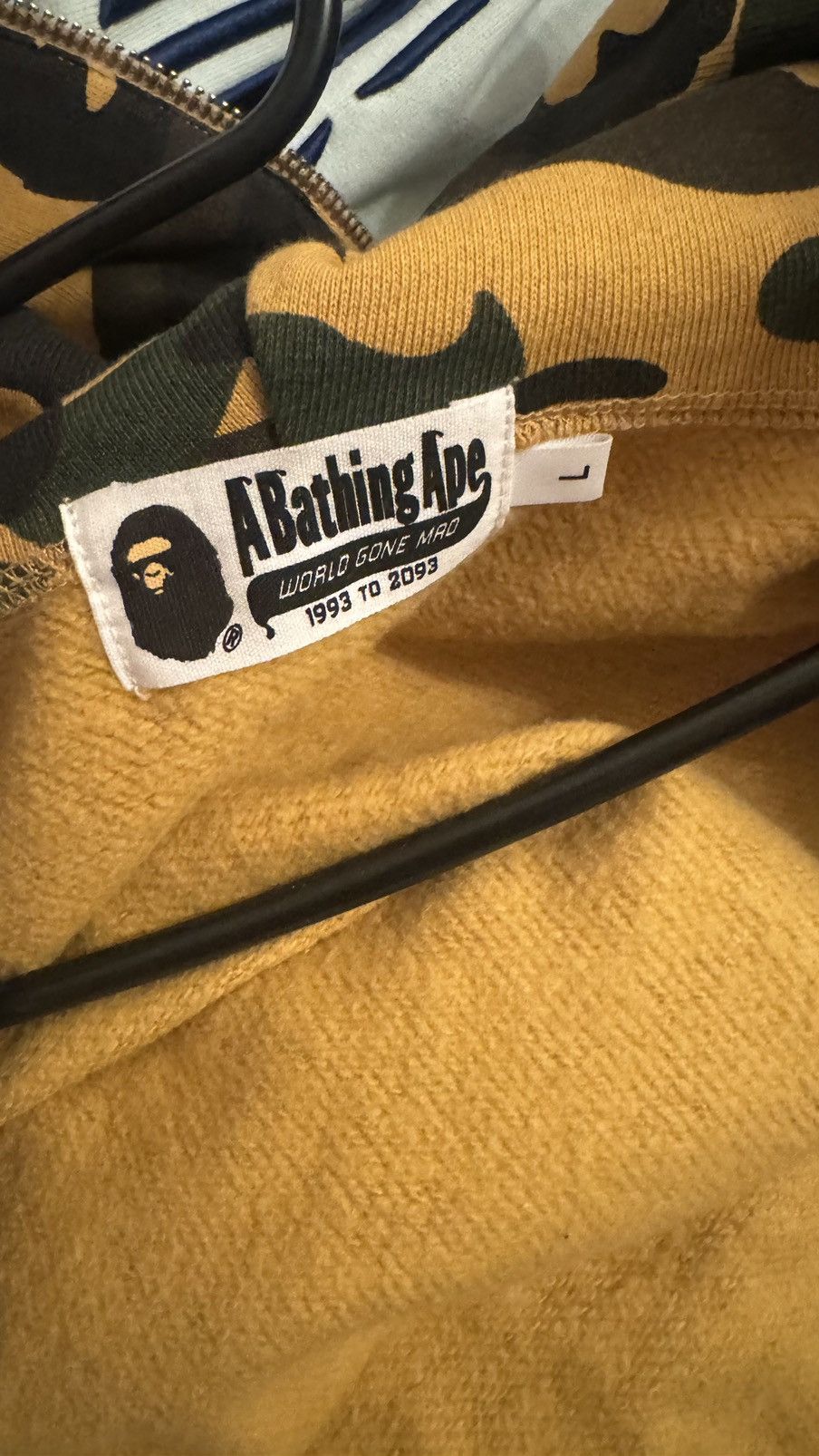 Bape Bape 1st camo zip up hoodie Size US L / EU 52-54 / 3 - 11 Thumbnail