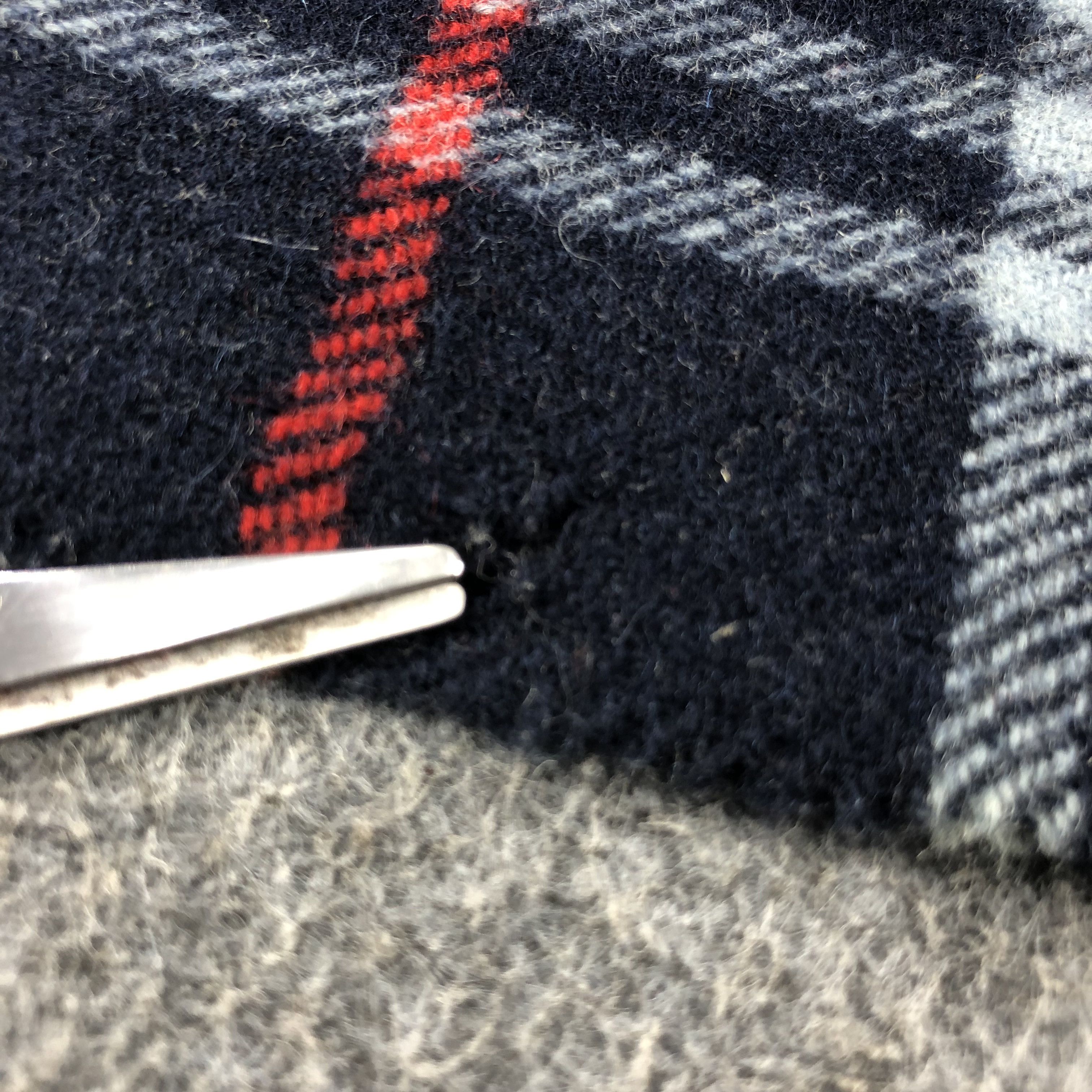 Burberry Burberrys Nova Check Blue Wool Scarf Muffler V647 Size ONE SIZE - 5 Thumbnail