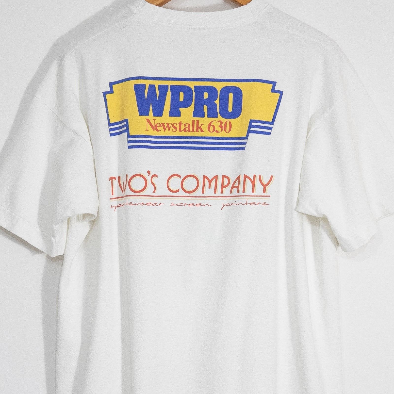 Vintage Vintage 90s Salty 50th WPRO Newstalk 630 T Shirt Mens XL Size US XL / EU 56 / 4 - 8 Thumbnail