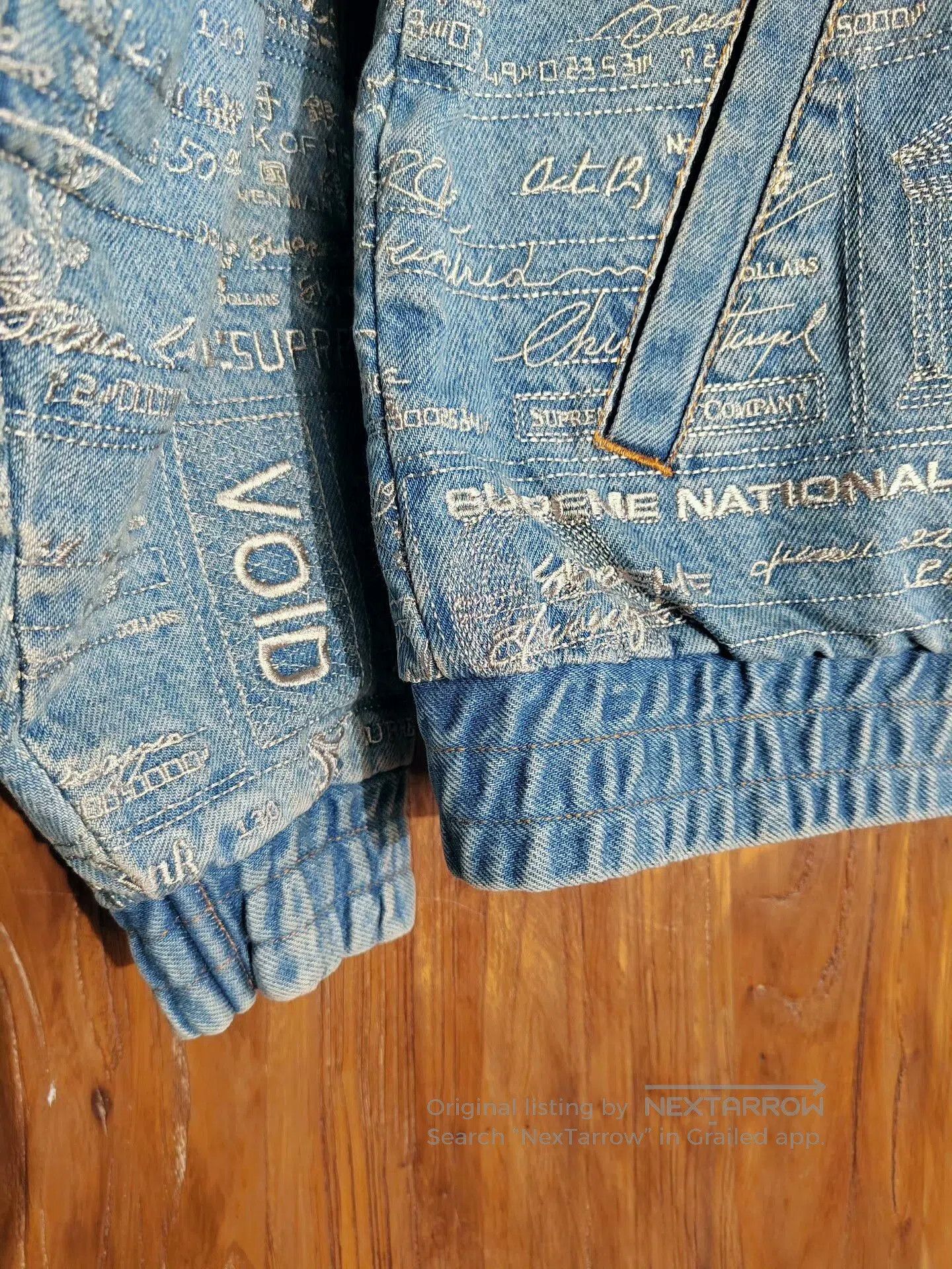 Supreme Supreme Denim Jacket with Embroidery. Size US S / EU 44-46 / 1 - 3 Thumbnail