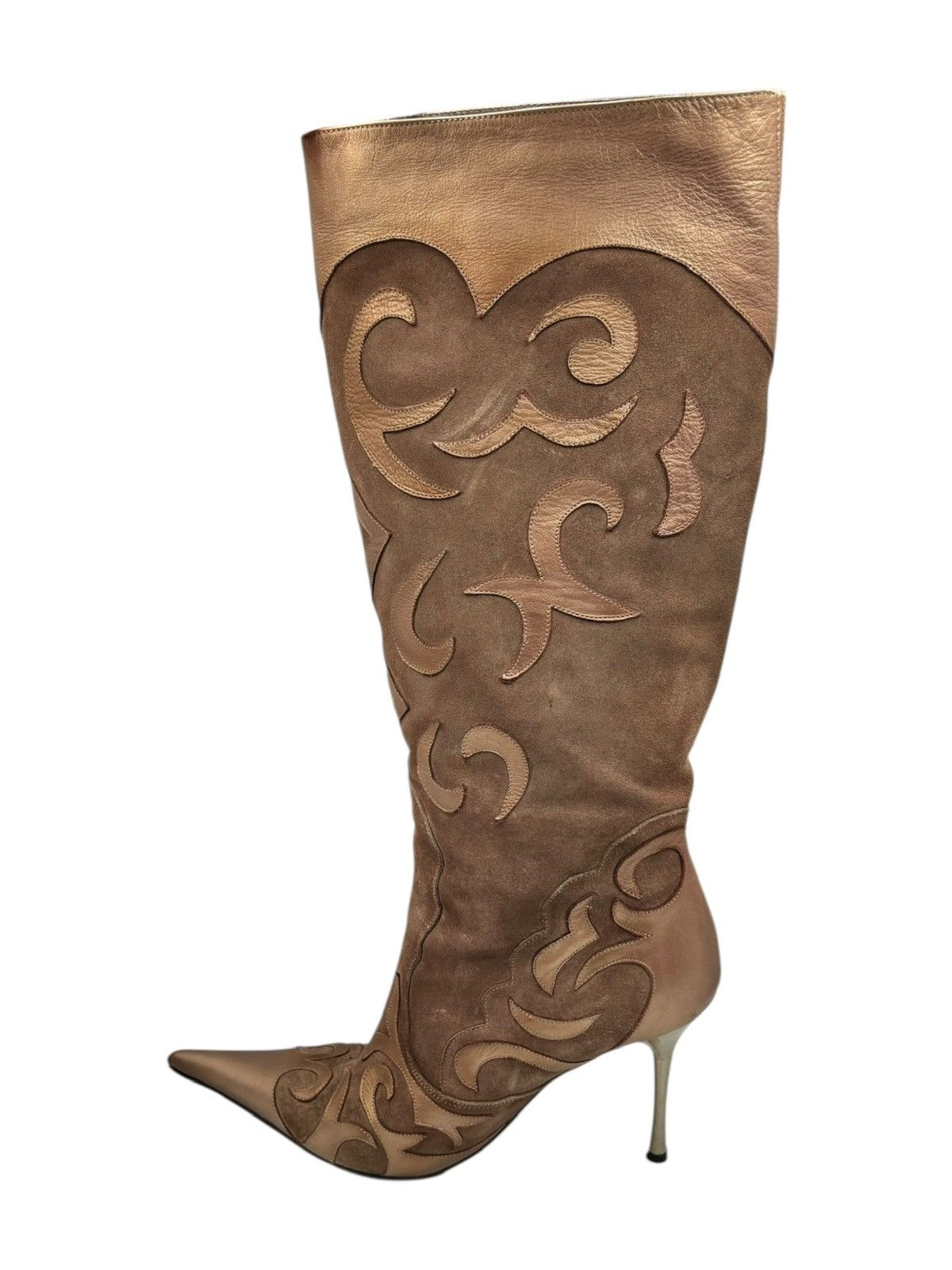 Other Vintage El Dantes knee high leather boots Size 37 Size US 7 / IT 37 - 6 Thumbnail