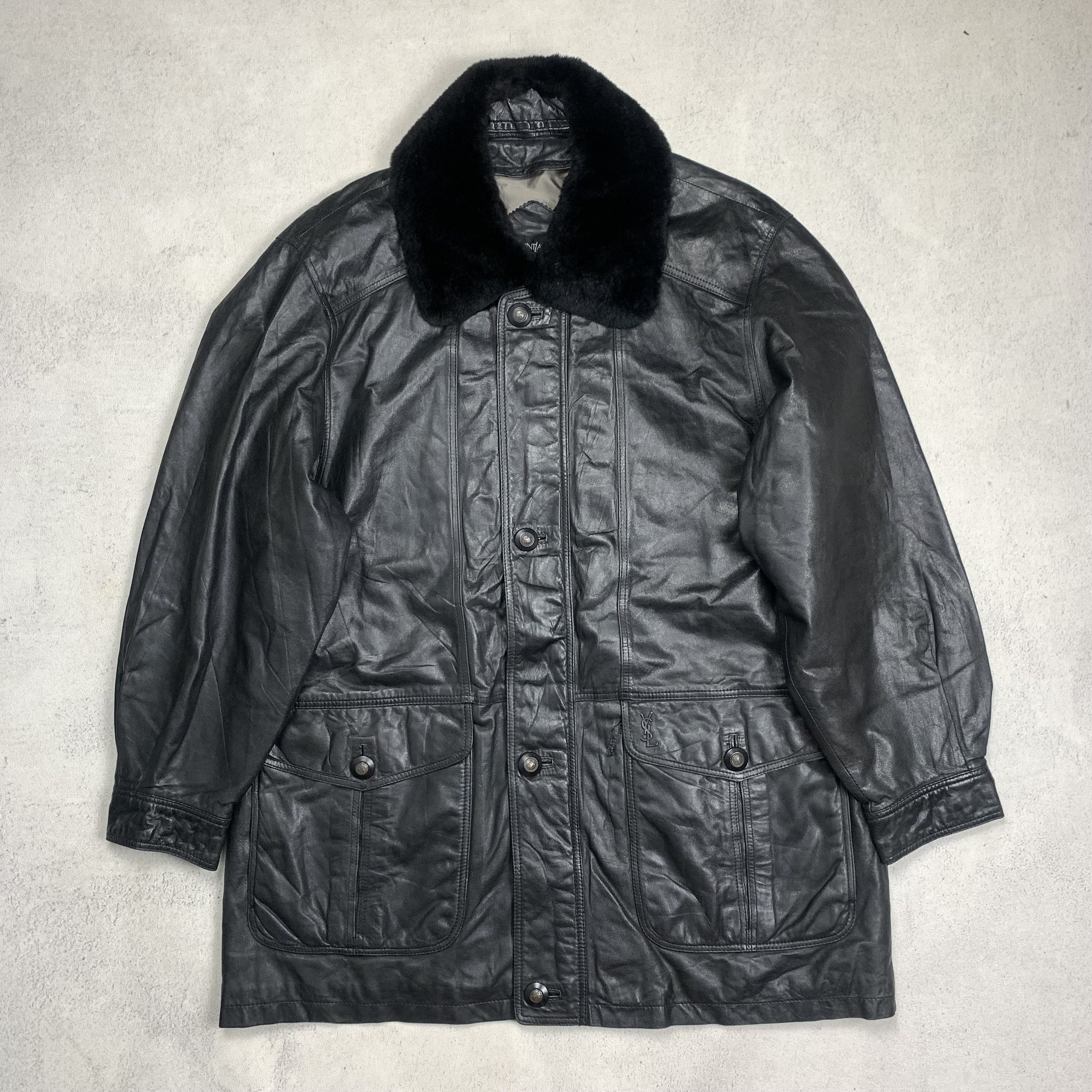 ジャケット・アウター Saint Laurent Pour Homme Yves Saint Laurent Pour Homme Vintage Jacket Men's Size XXL