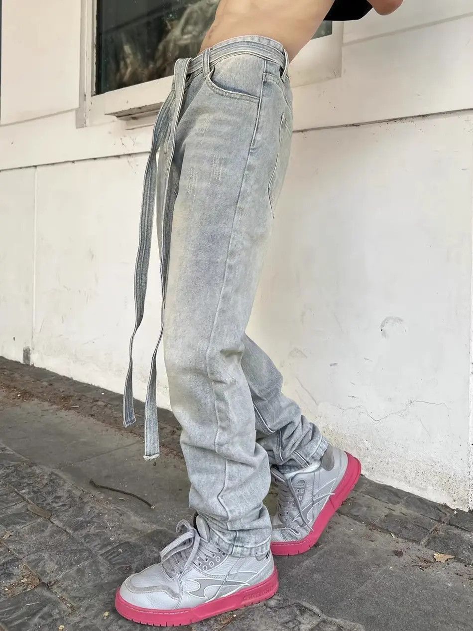 Japanese Brand Leisure high street slim fit jeans Size US 30 / EU 46 - 5 Thumbnail