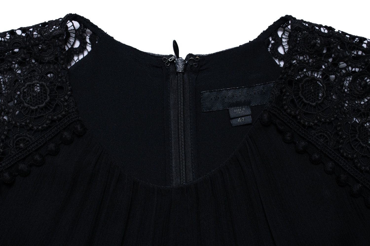 Burberry Burberry, panelled lace dress in black Size M / US 6-8 / IT 42-44 - 6 Thumbnail