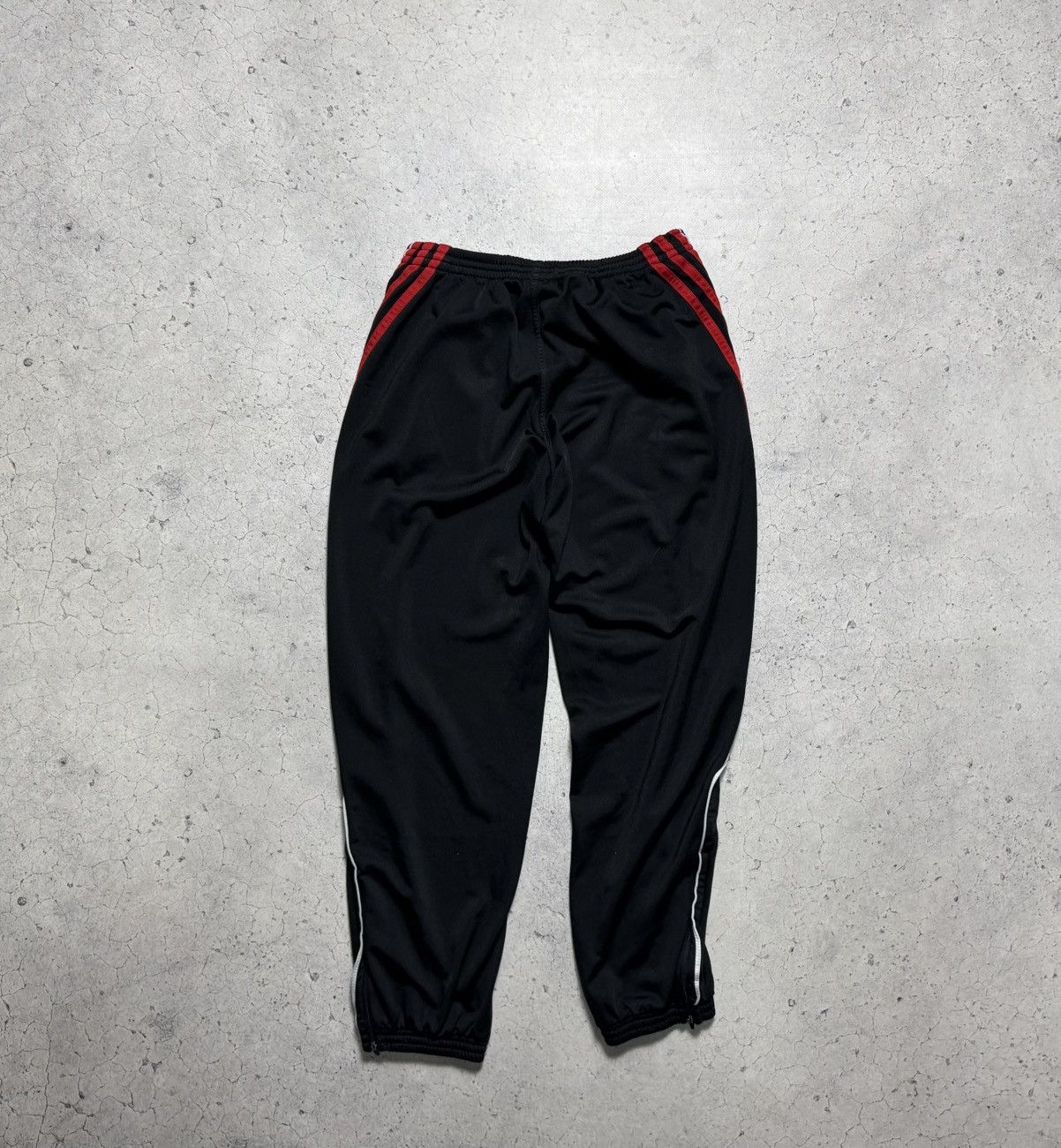 Adidas Adidas FC Milan Vintage Football Track Pants Black Size US 30 / EU 46 - 9 Thumbnail