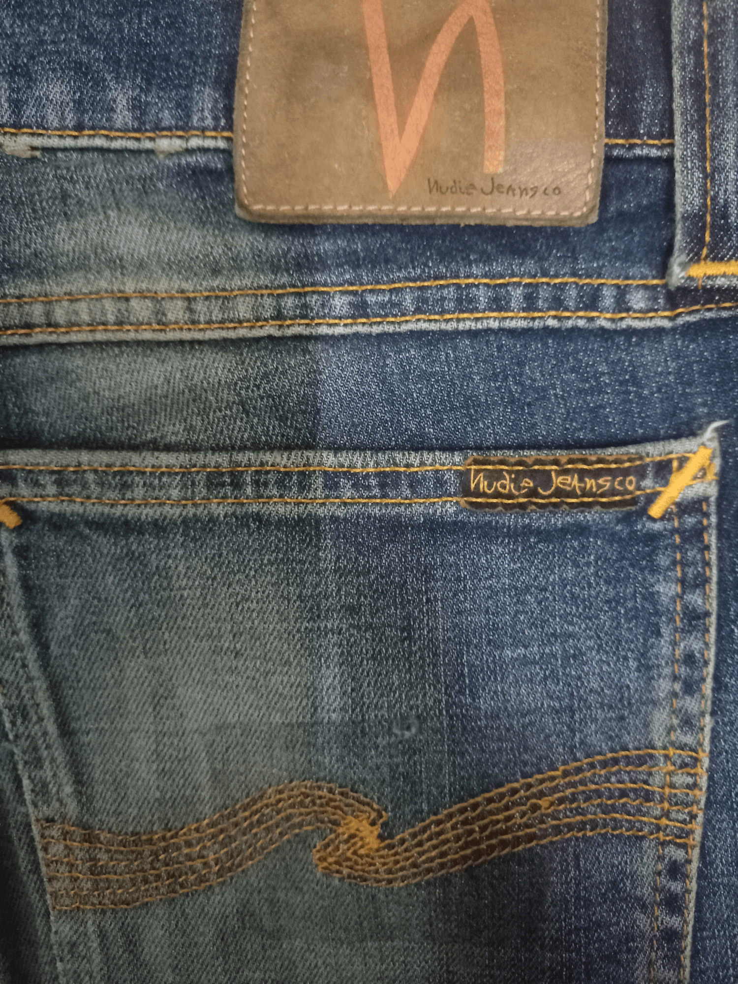 Nudie Jeans Vintage Nudie Mud Wash Slim Fit Distressed Jeans Size US 31 - 8 Thumbnail