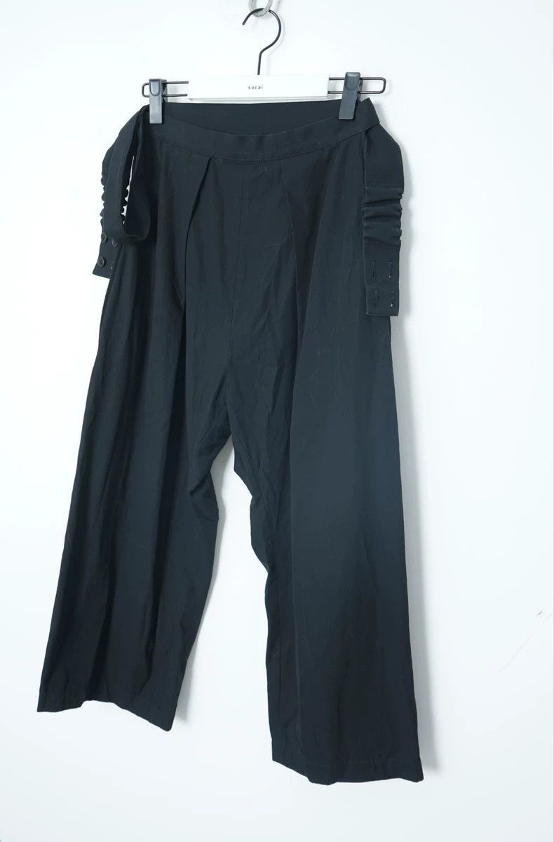 Yohji Yamamoto Yohji Yamamoto Yohji Yamamoto Wide-Leg Trousers for Sale Size US 26 / EU 42 - 2 Thumbnail
