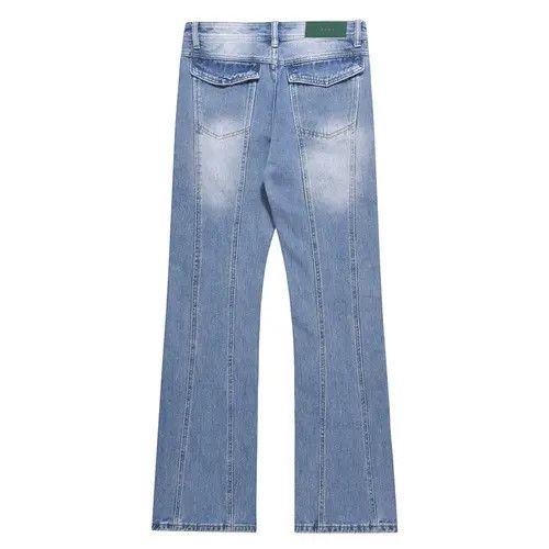 Jean retro distressed flare fade jeans Size US 30 / EU 46 - 7 Thumbnail