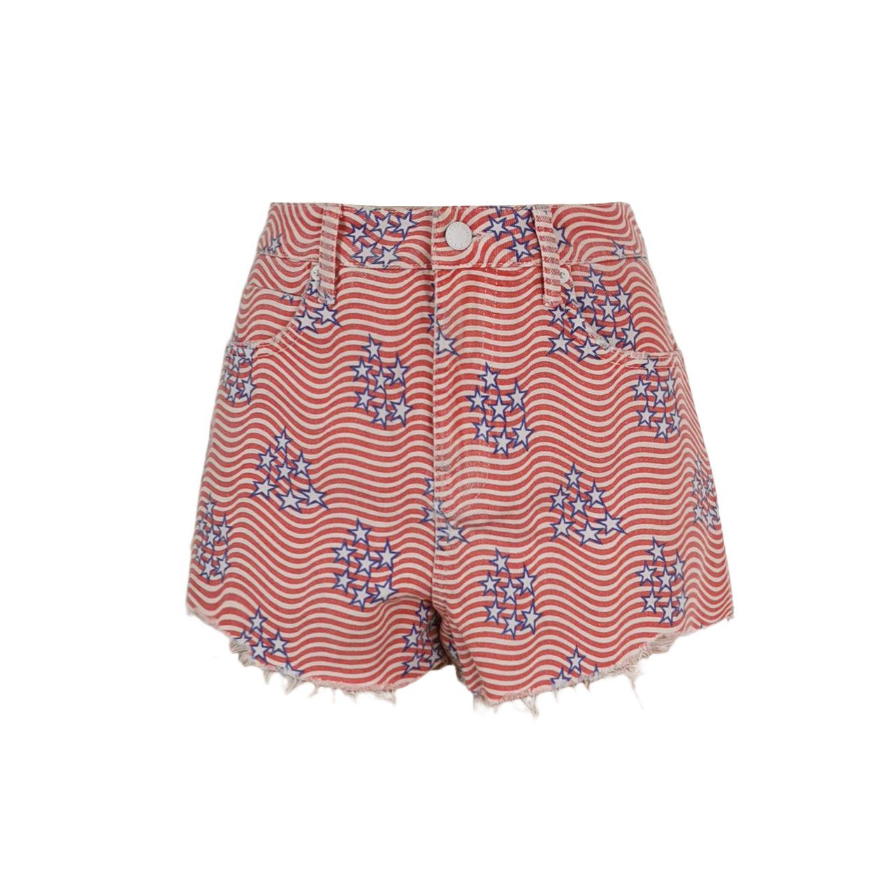 Alexander Wang Alexander Wang Stars & Stripes Shorts Size 28 Size 28" / US 6 / IT 42 - 1 Thumbnail