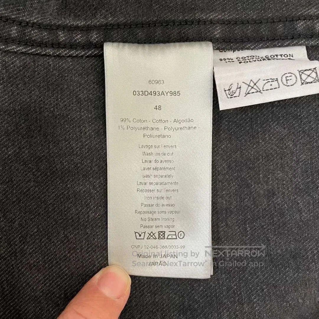 Dior Dior Logo Print Denim Jacket. Size US M / EU 48-50 / 2 - 3 Thumbnail