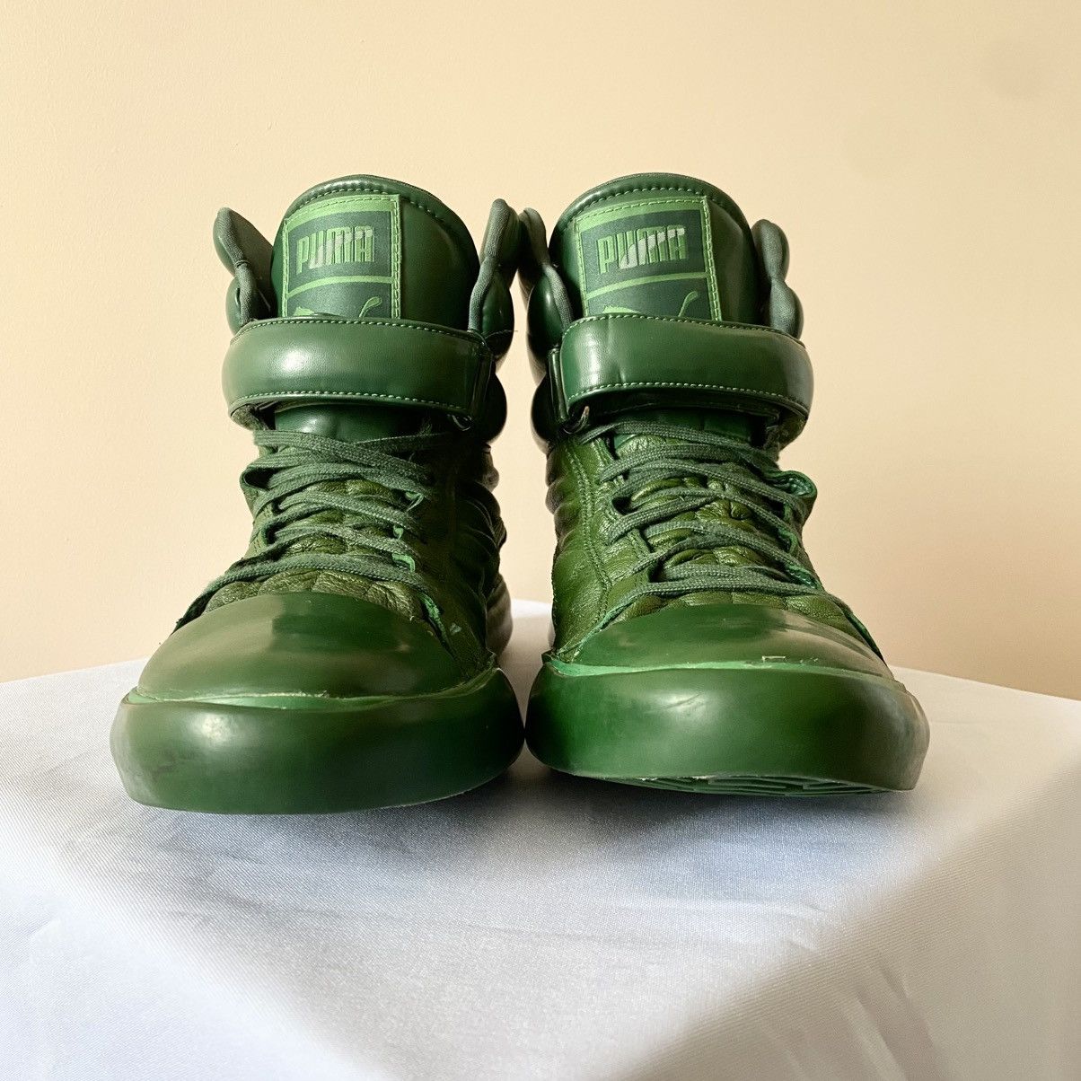 Japanese Brand Ultra Rare Puma Jesper High Top Sneakers Shoes Future Style Size US 9 / EU 42 - 3 Thumbnail