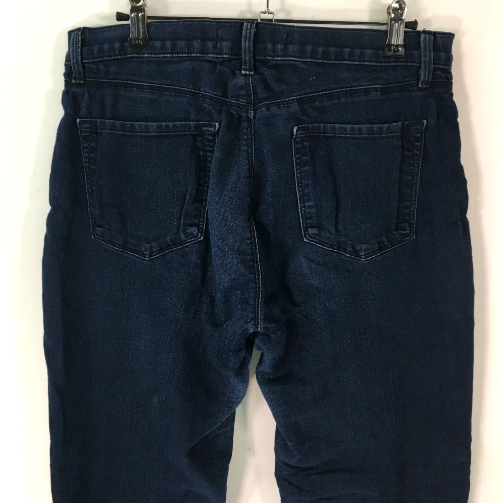 J Brand J Brand Womens Jeans Skinny Blue Denim 31 Regular 30 Inseam 5-Pocket Belt Loops Elastic Comfort Kane Elsa Model Size 24" / US 00 / IT 34 - 3 Thumbnail