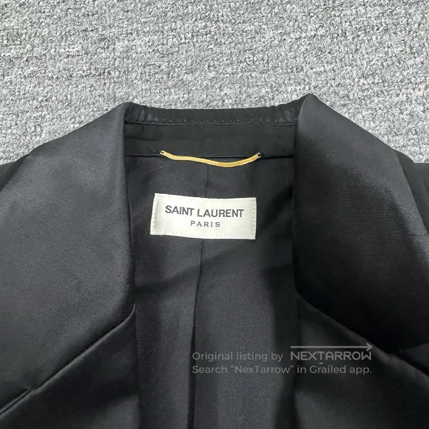 Saint Laurent Paris Saint Laurent Paris size 34 Sleeve cuffs with sequins; tail Size XS / US 0-2 / IT 36-38 - 5 Thumbnail