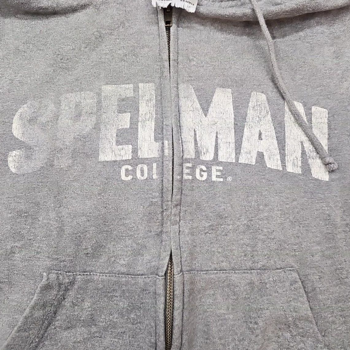 Vintage Spelman College Hoodie Women Small Gray Sweatshirt Full Zip MV Sport Sweatshirt Hoodie College University Ladies MV Sport Regular S Size S / US 4 / IT 40 - 2 Thumbnail