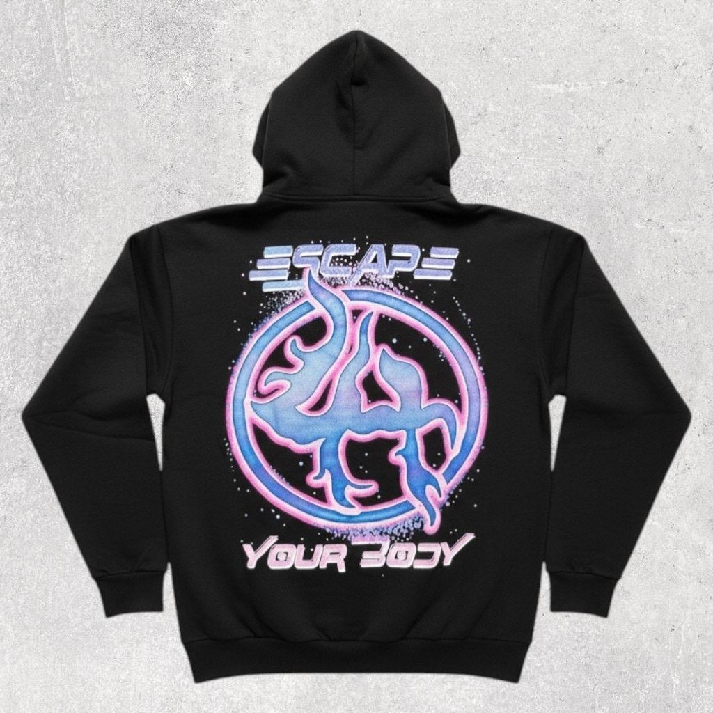 Lost hills Lost Hills Escape Your Body Heavyweight Hoodie [Size XL) Size US XL / EU 56 / 4 - 2 Thumbnail