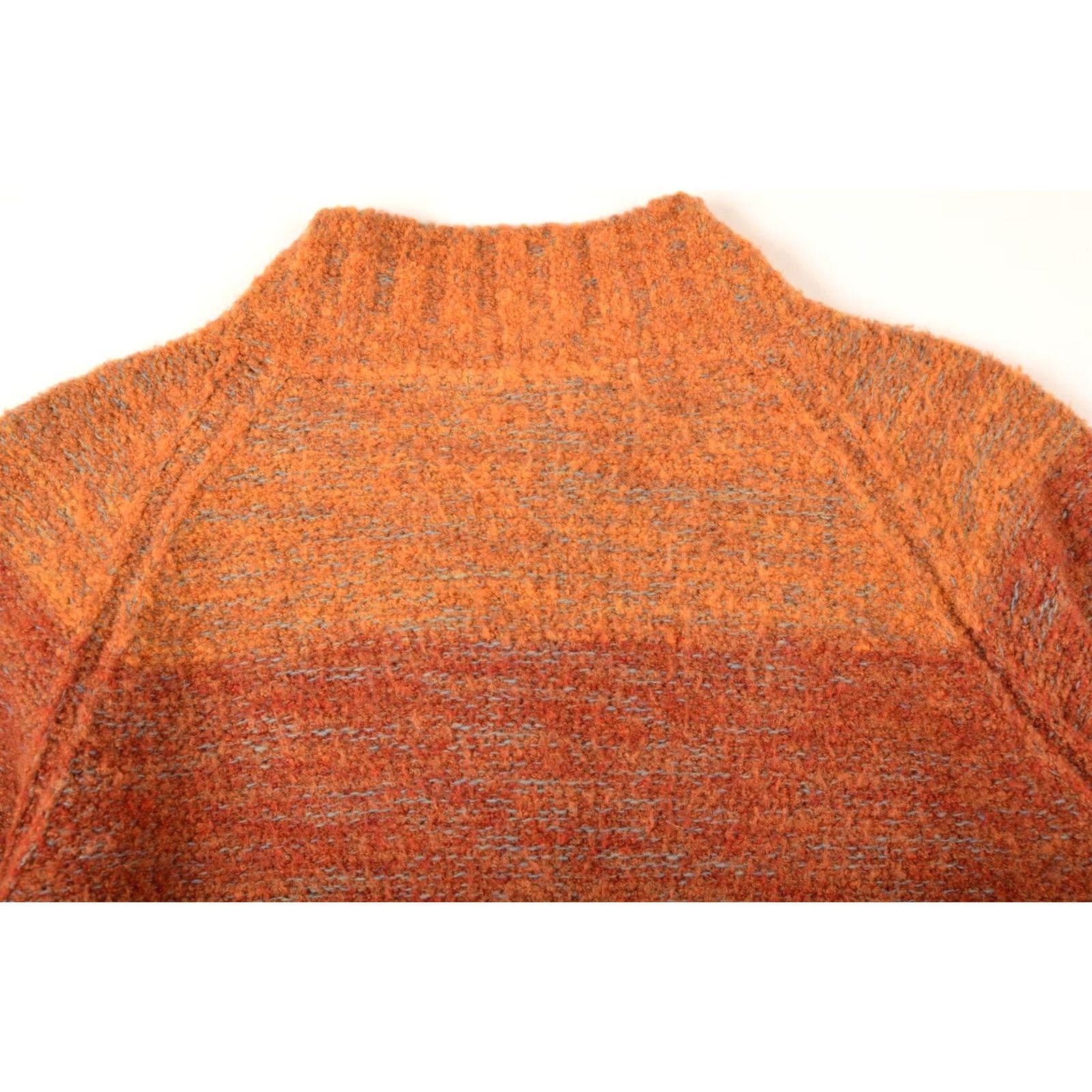 Vintage Harley of Scotland Merino Wool Blend Cardigan Sweater 331091 Size S Orange Women Wool Blend Cardigan 90s Event Boys? Size S / US 4 / IT 40 - 8 Thumbnail