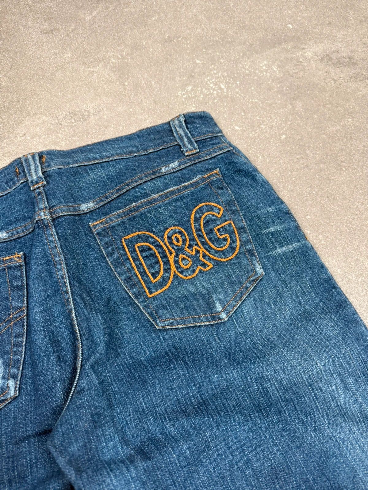 Dolce & Gabbana Dolce Gabbana jean y2k vintage 90s 00s but cat rap hip hop Size 30" / US 8 / IT 44 - 6 Thumbnail