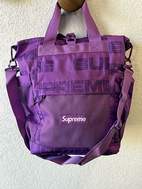 image of Fw21 - Supreme - Utility Tote - Purple, Men's