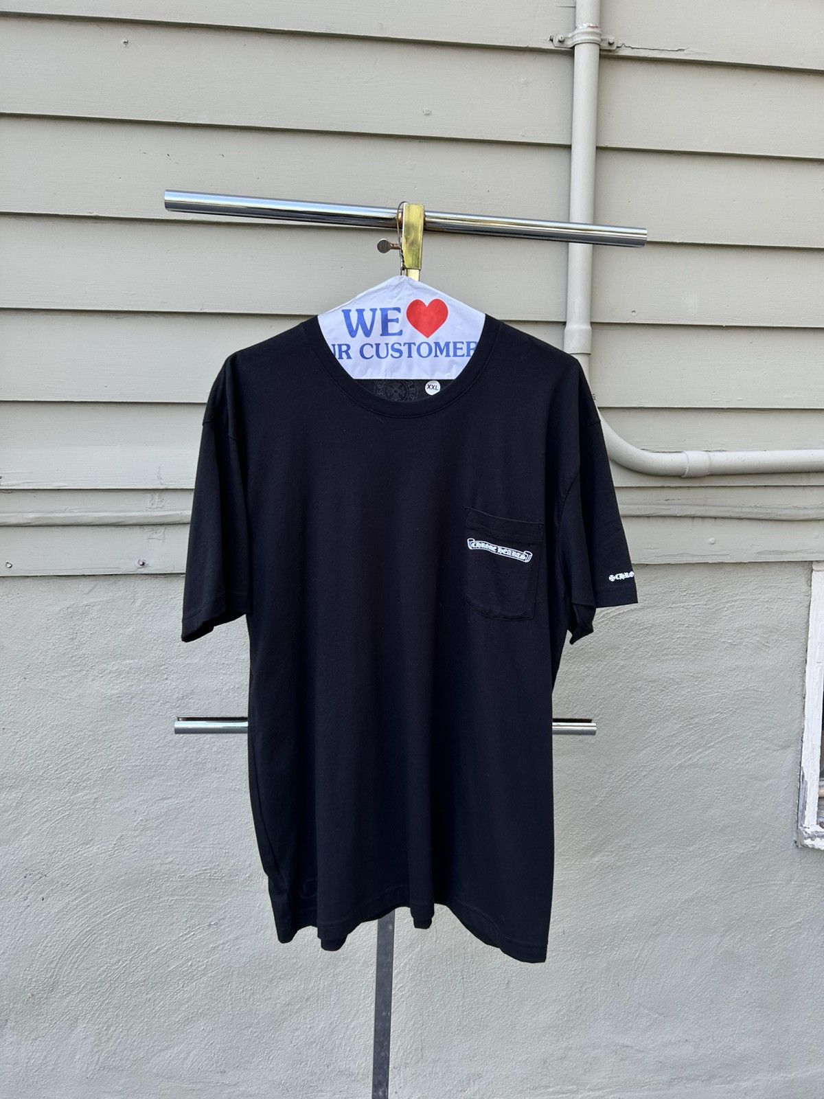 Chrome Hearts Chrome hearts scroll logo tee Size US XXL / EU 58 / 5 - 3 Thumbnail
