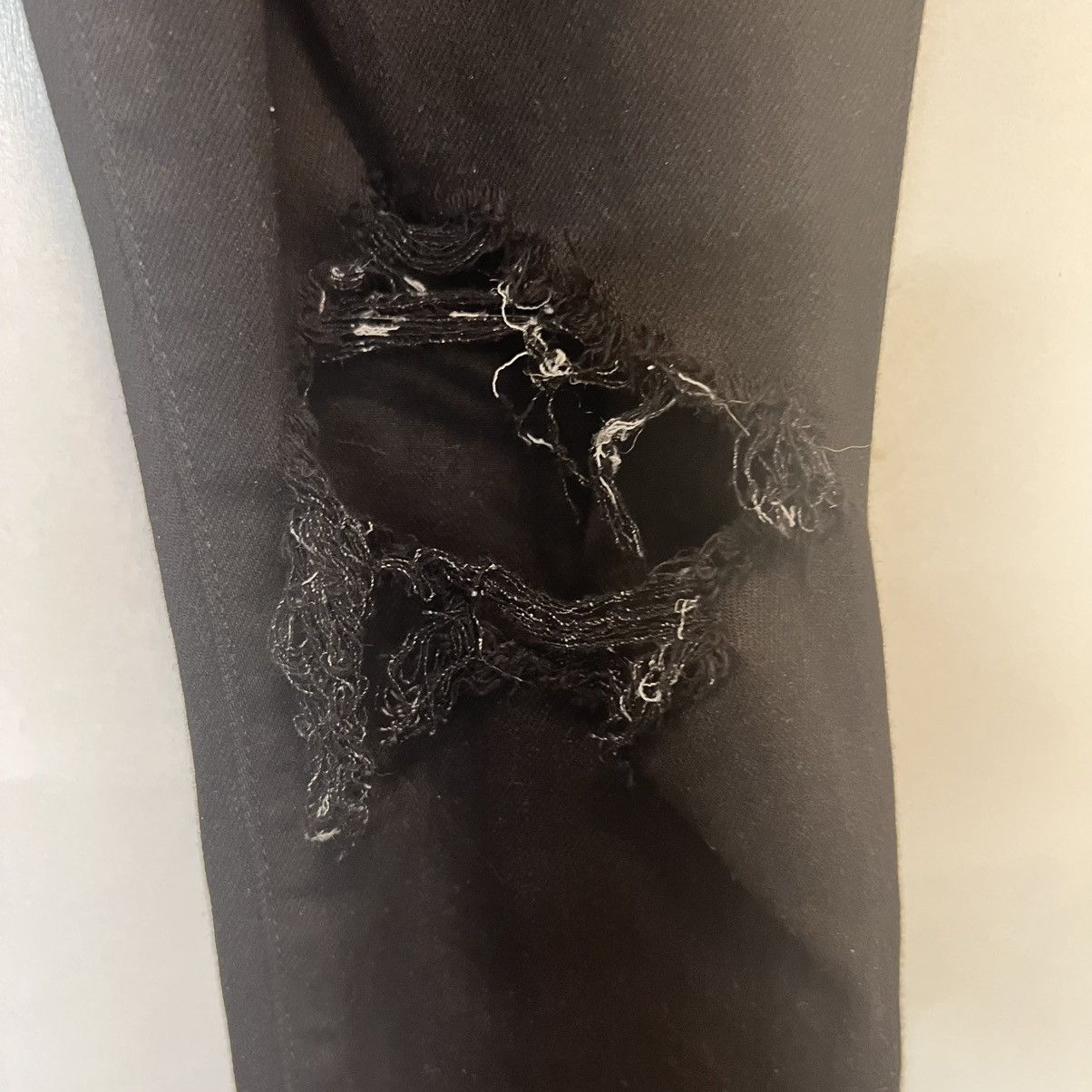 Amiri Amiri Broken Jeans Black Size US 31 - 5 Thumbnail