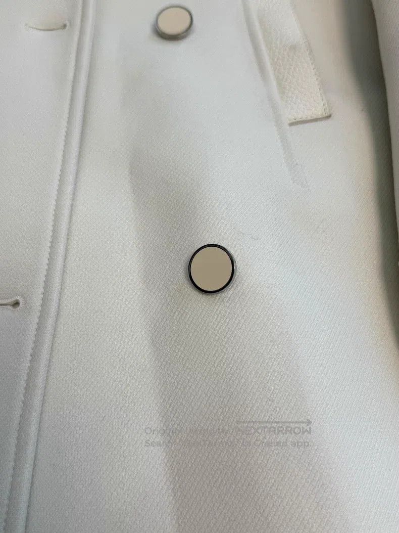Hermes Hermes Off-white long overcoat Size XS / US 0-2 / IT 36-38 - 2 Thumbnail