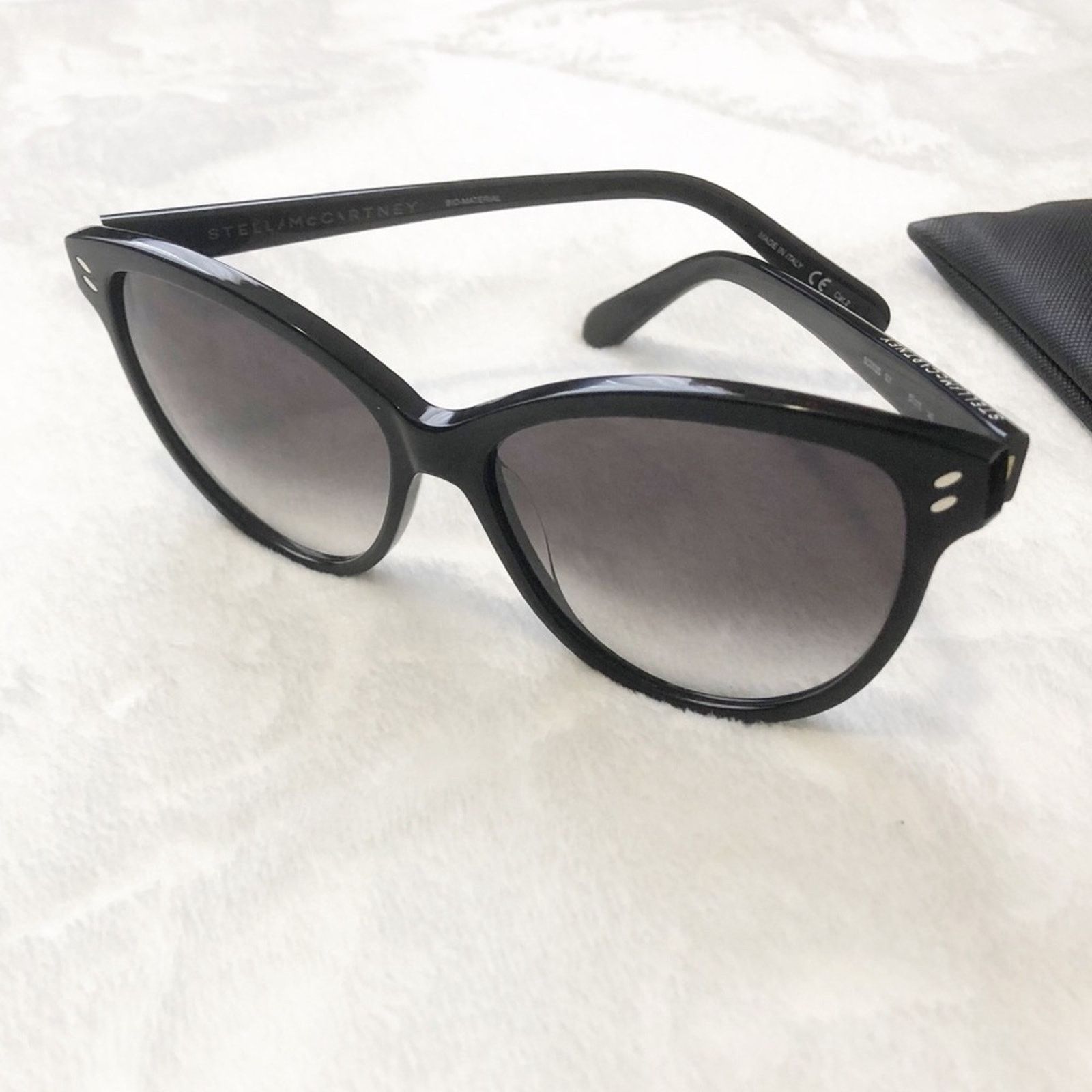 Stella McCartney Stella McCartney black cat eye sunglasses oversized 57mm Size ONE SIZE - 8 Thumbnail