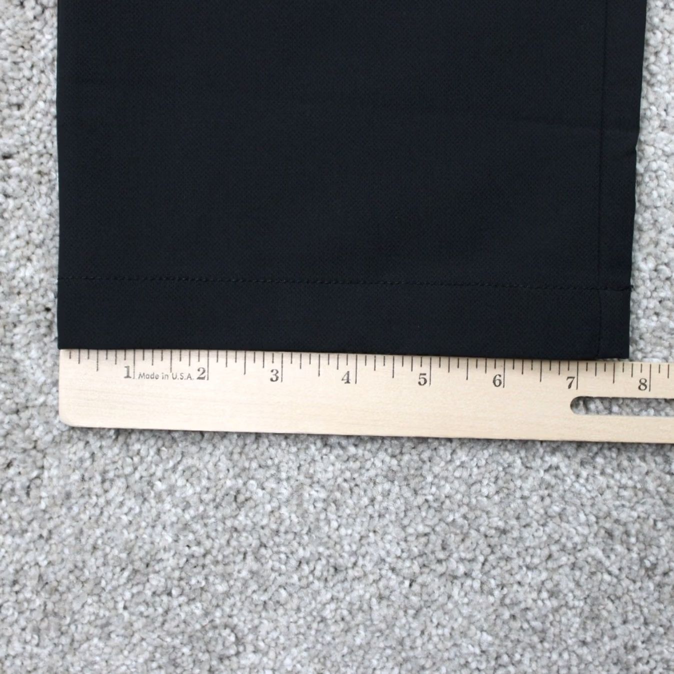 Banana Republic Banana Republic Pants Mens 40x34 Black Flat Front Straight Leg Polyester Wool Cotton Size US 40 / EU 56 - 5 Thumbnail