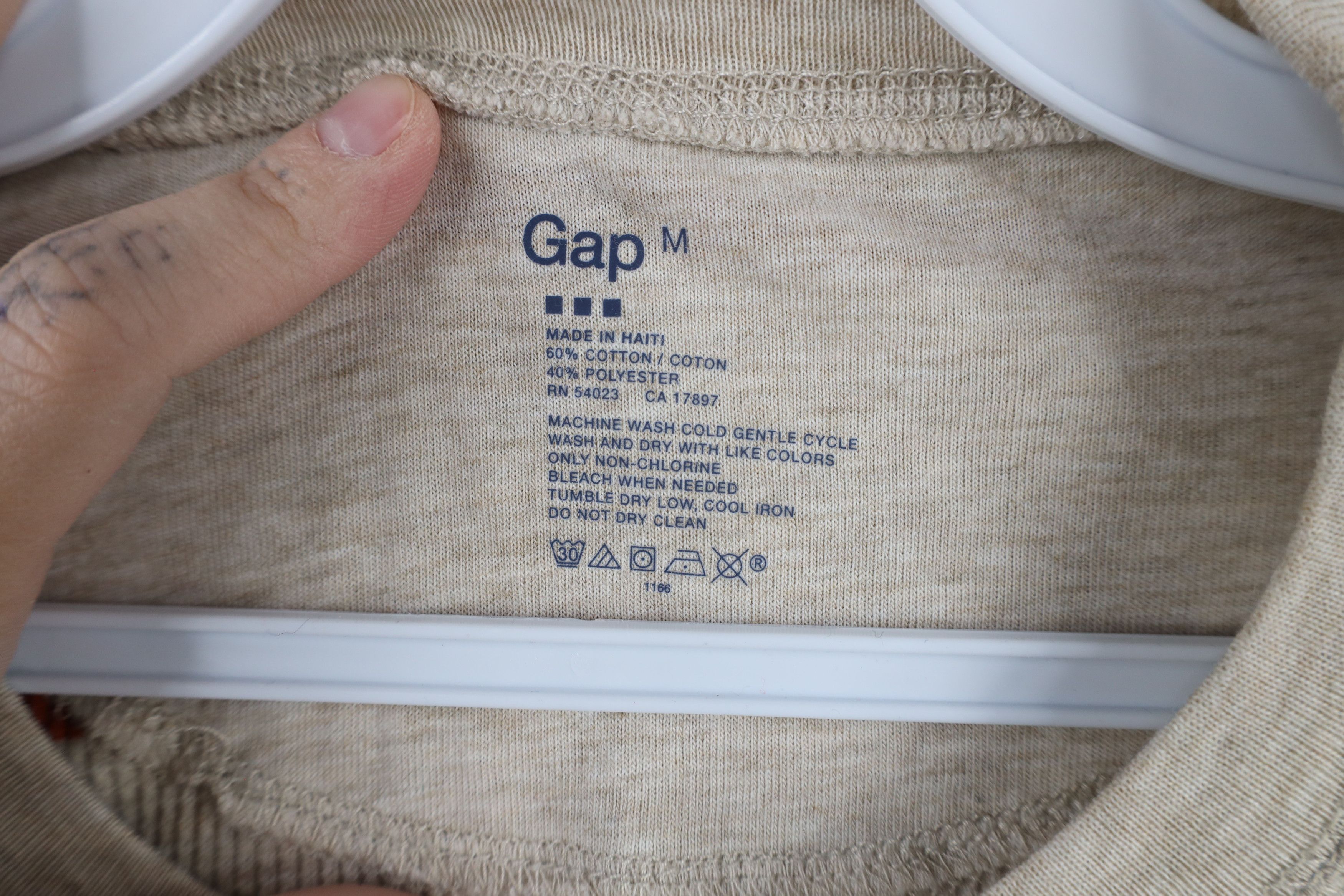 Gap × Vintage Vintage Y2K Gap Thermal Waffle Knit Long Sleeve T-Shirt Size US M / EU 48-50 / 2 - 4 Thumbnail