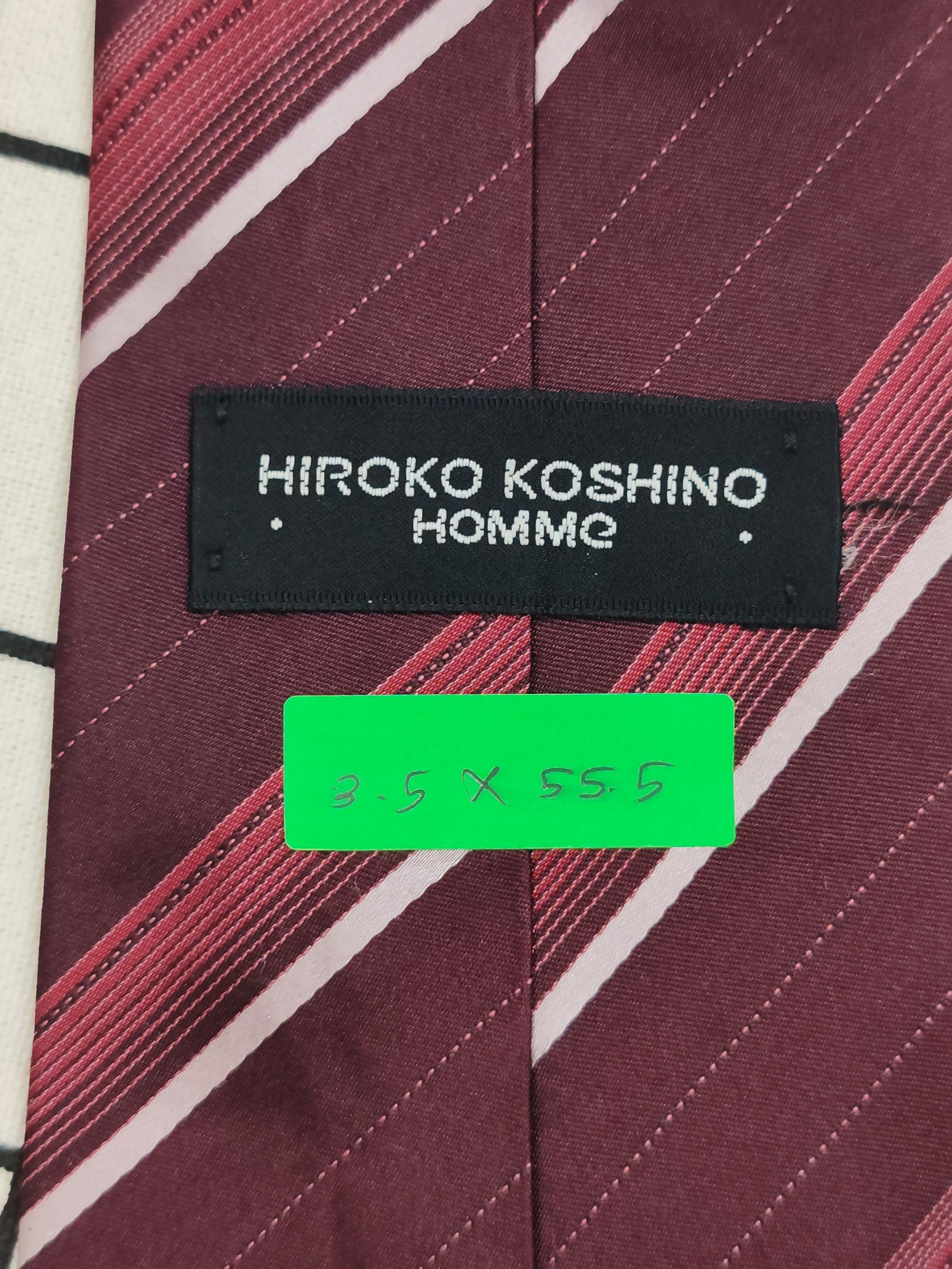 Hiroko Koshino Homme Hiroko Koshino Homme Classic Necktie Red Men Size ONE SIZE - 9 Thumbnail