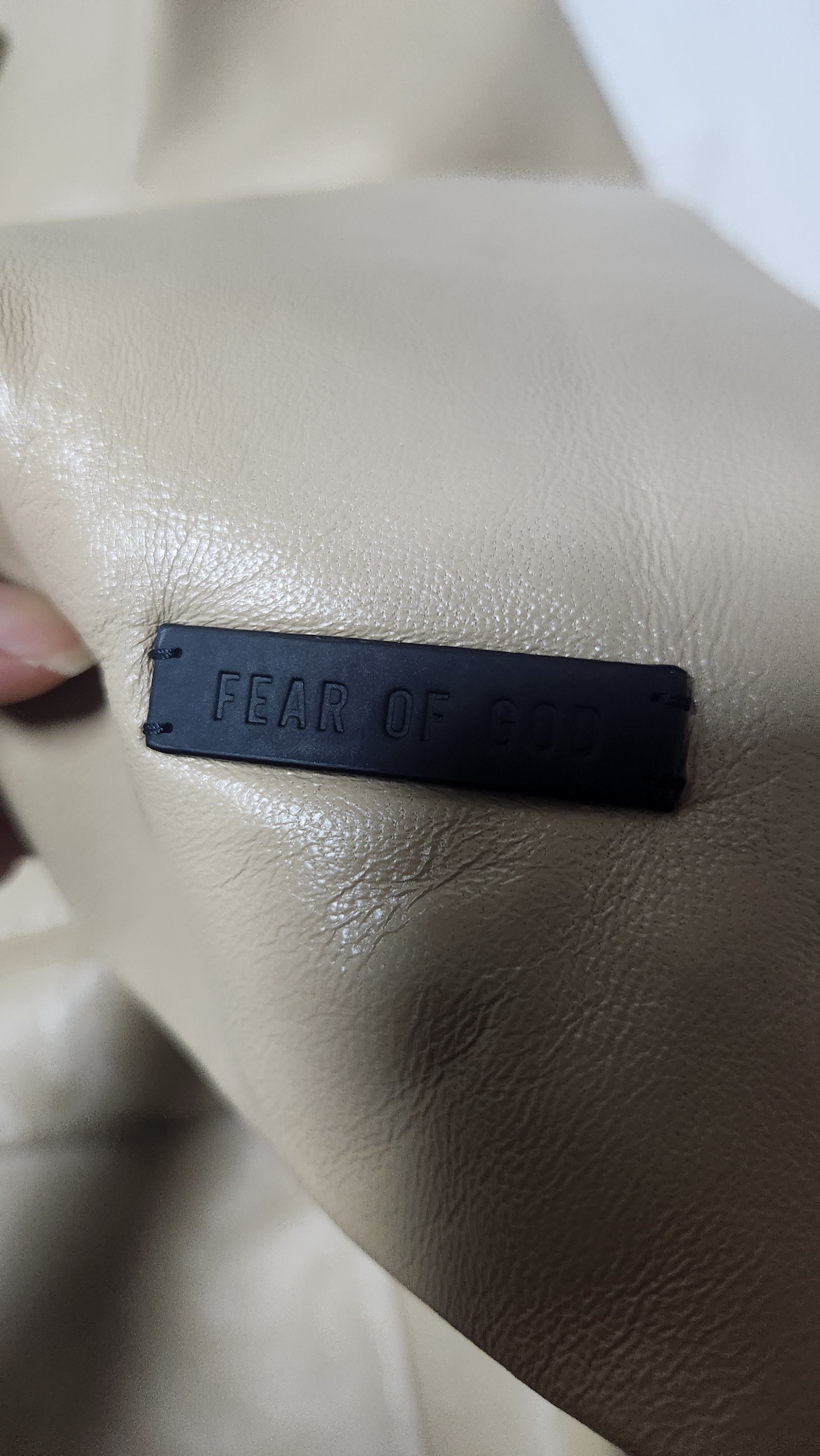 Fear of God fear of god 7th leather blazer tan Size US L / EU 52-54 / 3 - 2 Thumbnail