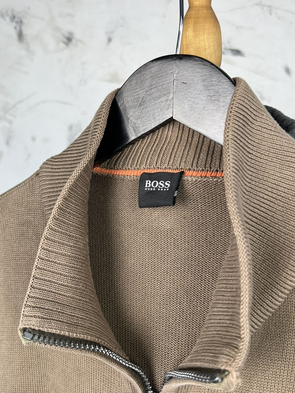 Hugo Boss Vintage Hugo Boss Zip-Up Knit Sweater Size M - L Size US M / EU 48-50 / 2 - 6 Thumbnail