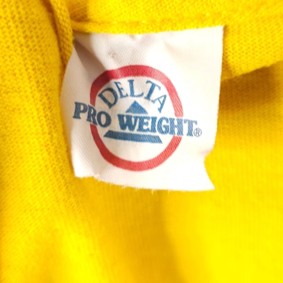Delta St Kitts T Shirt Mens L Yellow West Indies Travel Destination Tee Size US L / EU 52-54 / 3 - 6 Thumbnail