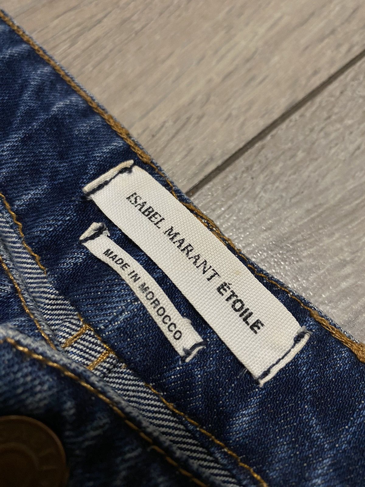 Isabel Marant Etoile Isabel Marant Etoile Washed Denim Pants Jeans Raw Blue Wash Size 30" / US 8 / IT 44 - 4 Thumbnail