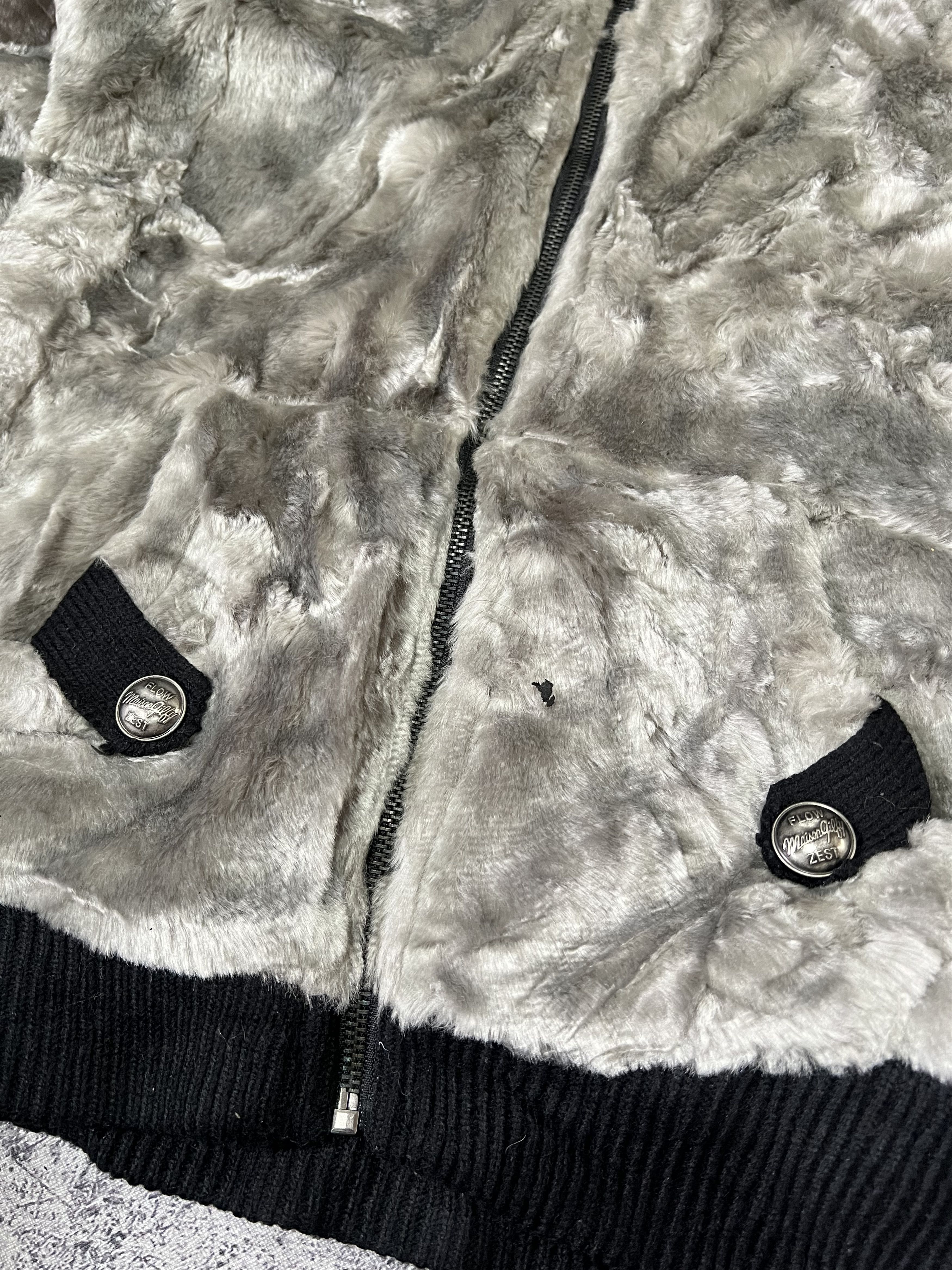 Japanese Brand 2000s Archival Japan Maison Fur Fuzzy y2k Lgb Ifsixwasnine Size US S / EU 44-46 / 1 - 3 Thumbnail