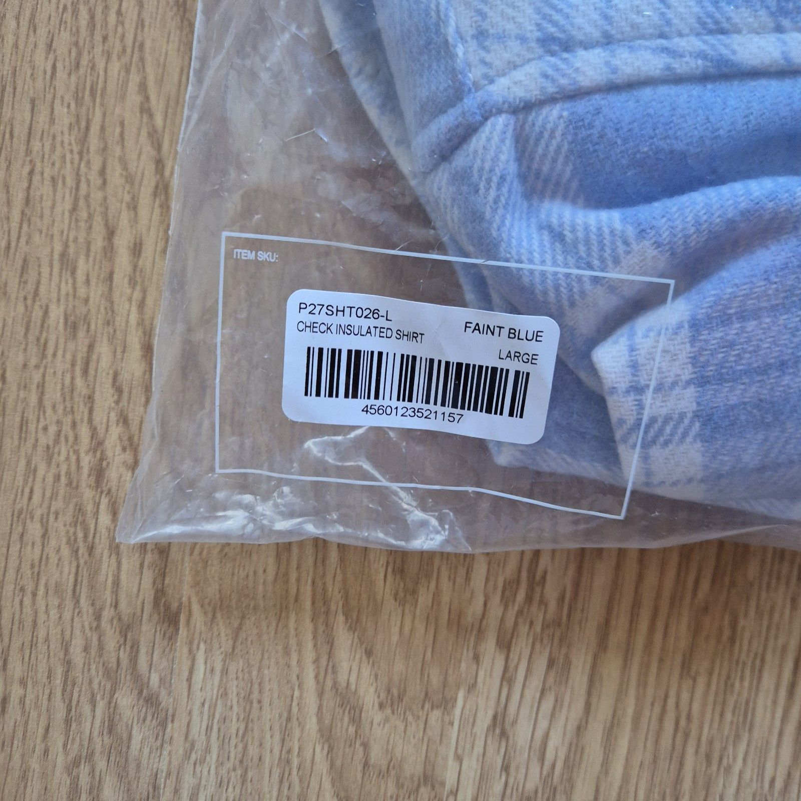 Palace Palace Check Insulated Check Shirt Faint Blue Large New FW24 Size US L / EU 52-54 / 3 - 9 Thumbnail